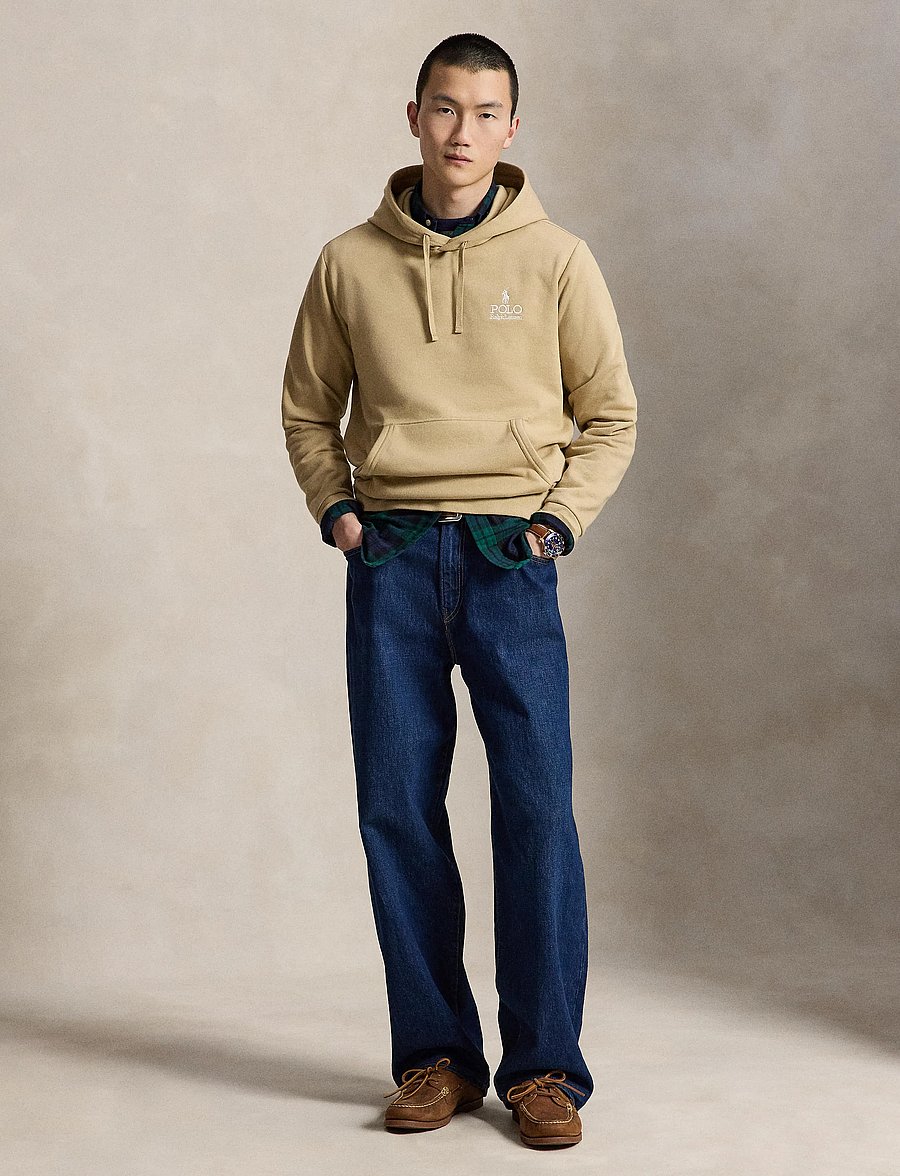 Polo Ralph Lauren - Logo Fleece Hoodie - hoodies - vintage khaki - 0