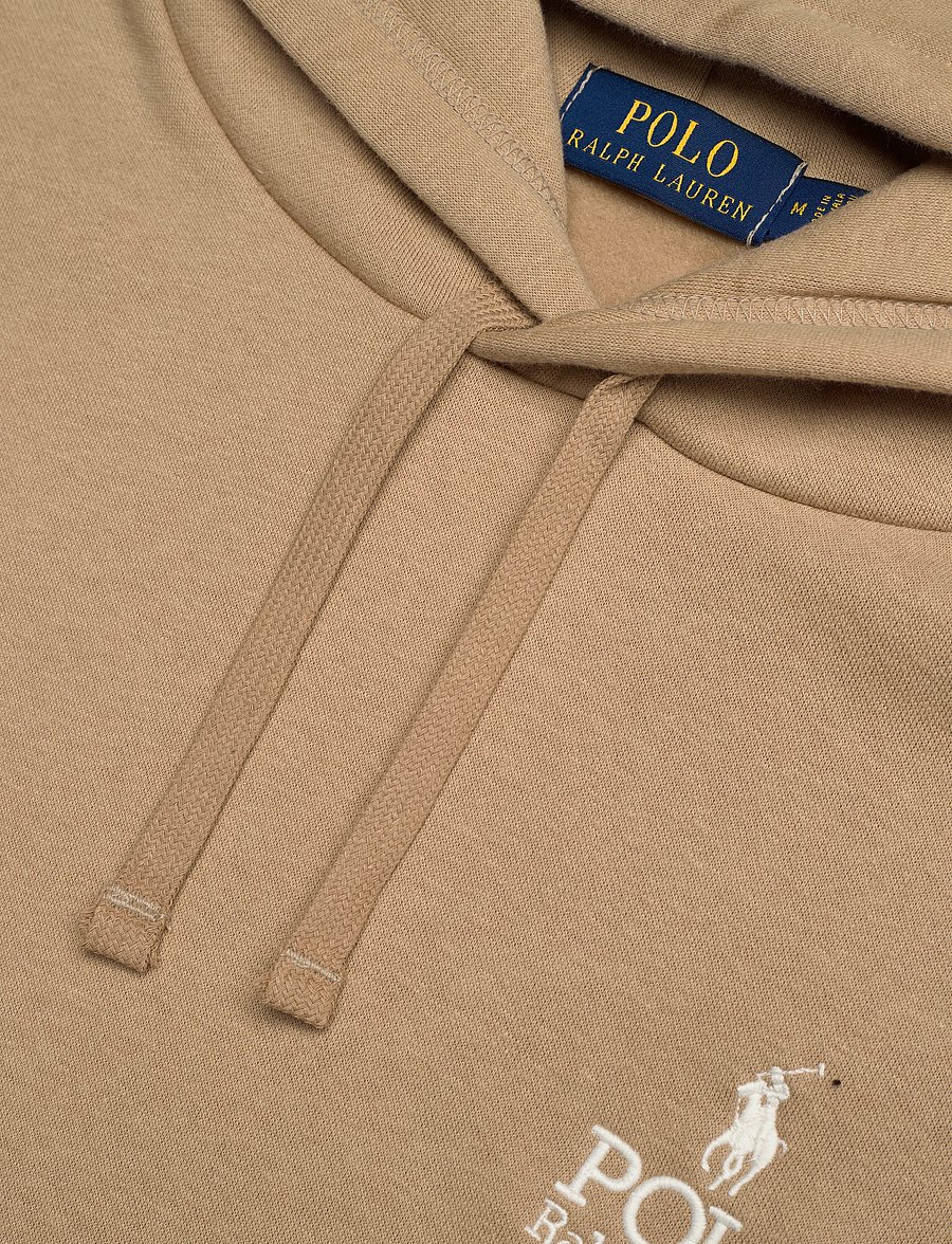 Polo Ralph Lauren - Logo Fleece Hoodie - hoodies - vintage khaki - 4