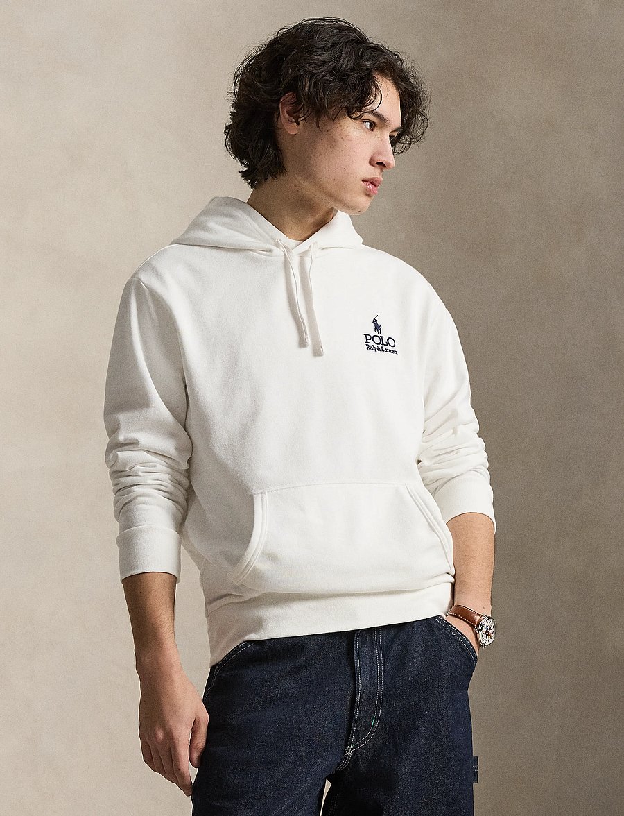 Polo Ralph Lauren - Logo Fleece Hoodie - kapuzenpullover - white - 2