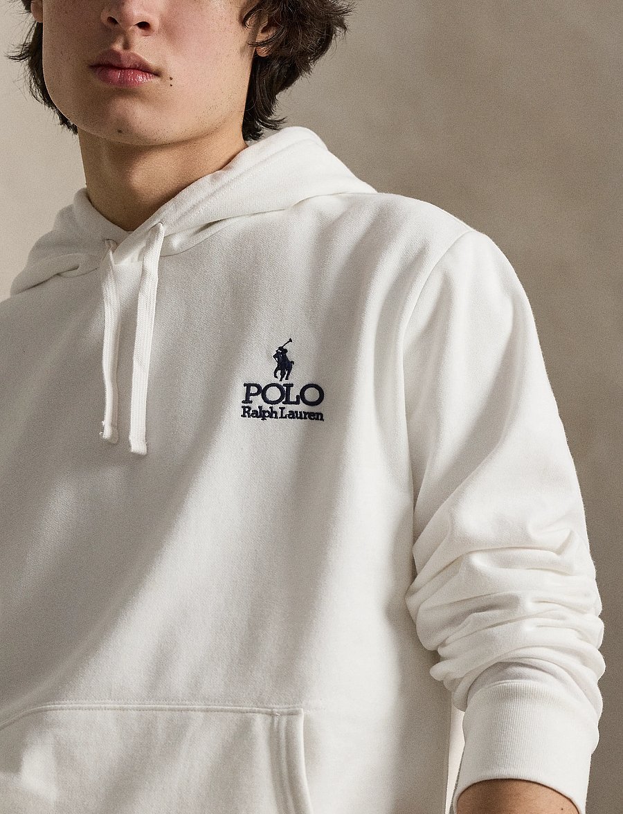 Polo Ralph Lauren - Logo Fleece Hoodie - kapuzenpullover - white - 3