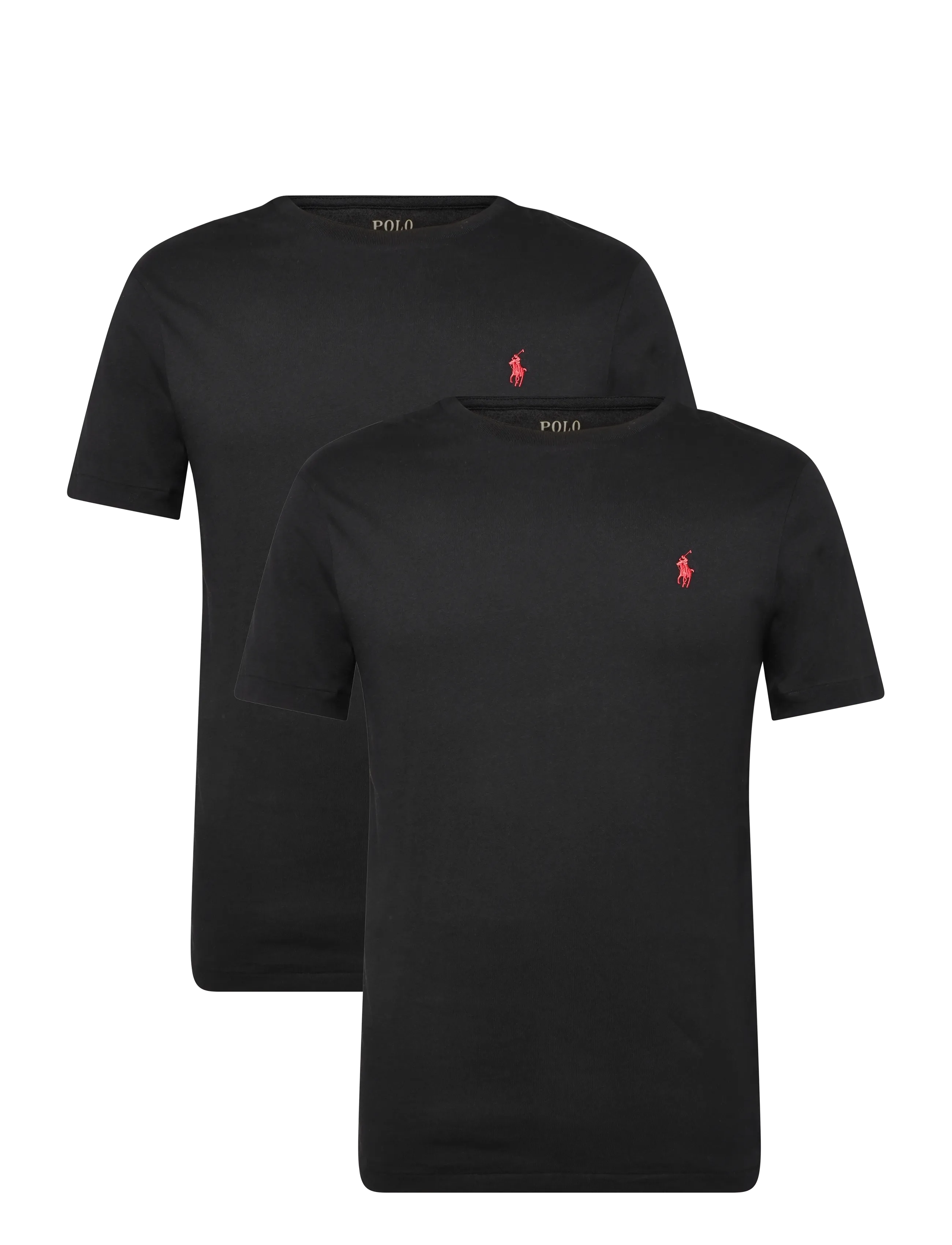 Polo Ralph Lauren Custom Slim Fit Jersey T-Shirt 2-Pack - Julegave - POLO BLACK/POLO B / black