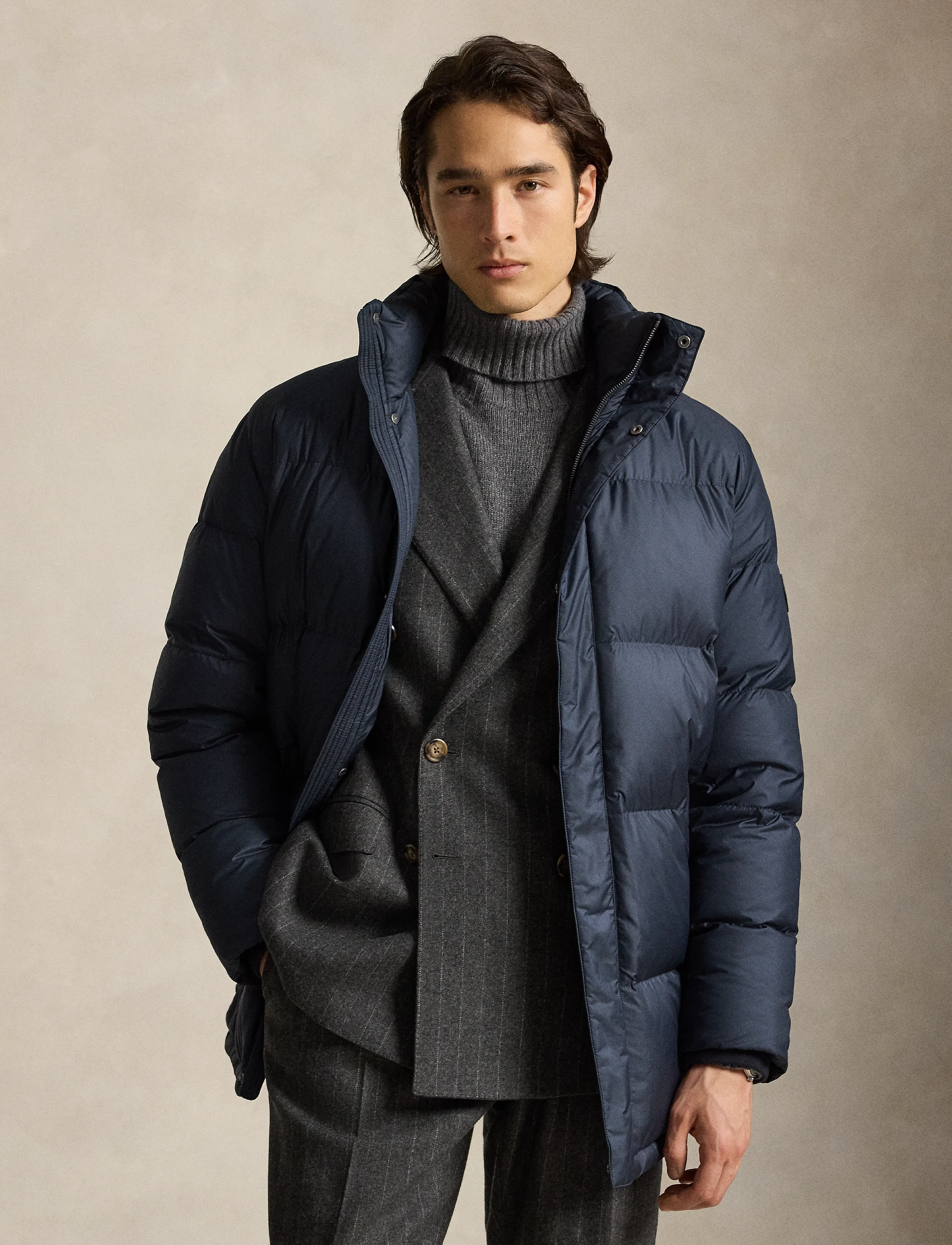 Polo Ralph Lauren - LT WT ULTRA MATTE-WVN-COAT - fodrade jackor - collection navy - 2