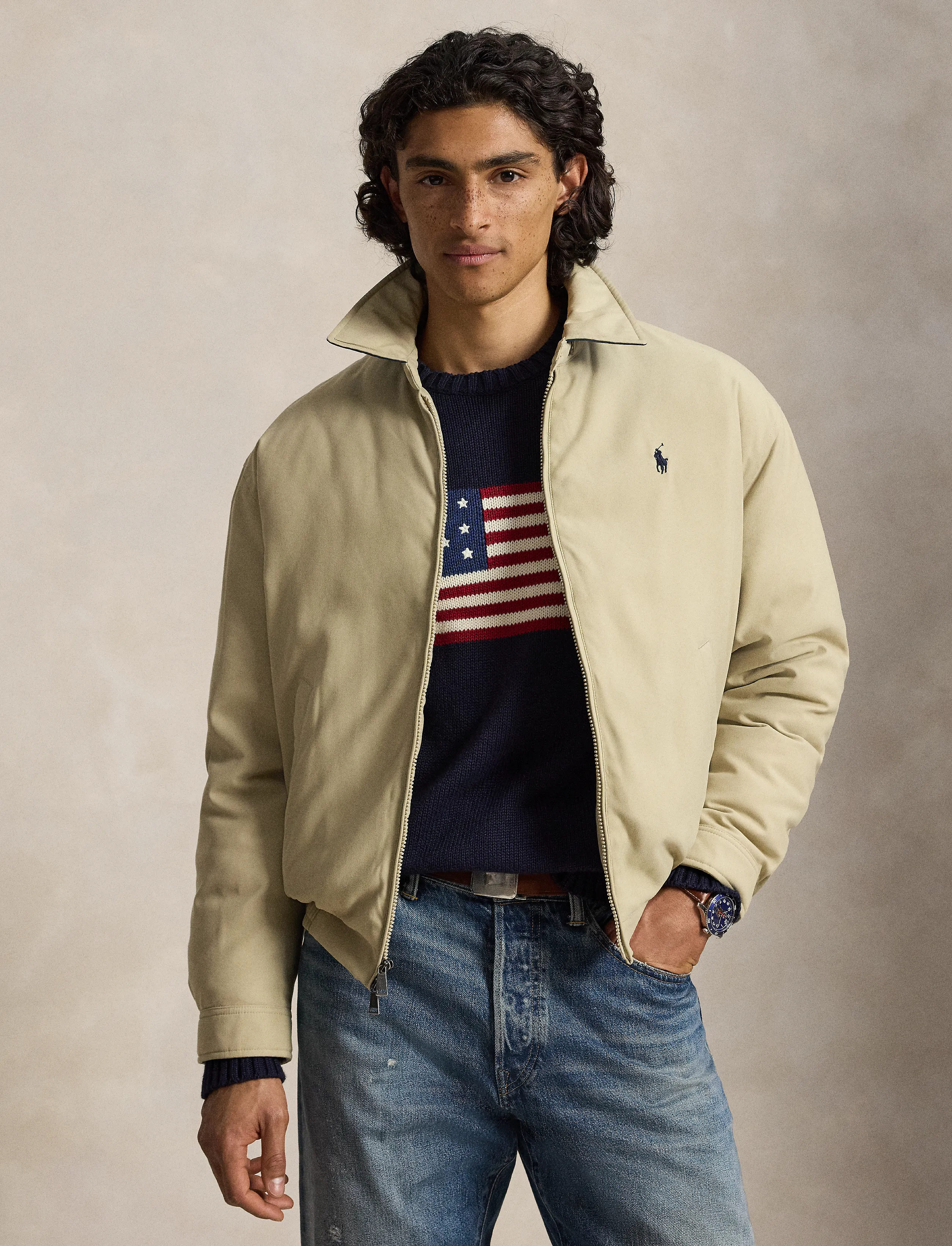 Polo Ralph Lauren The Polo Down Jacket - Kleidung - KHAKI UNIFORM / khaki/green