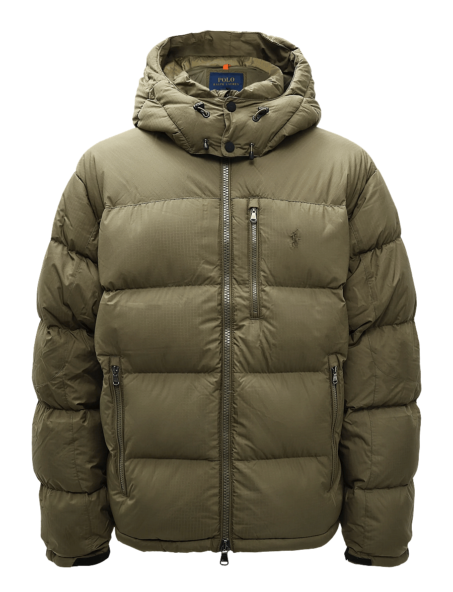 Polo Ralph Lauren - The Gorham Relaxed Fit Down Jacket - forede jakker - basic olive - 1