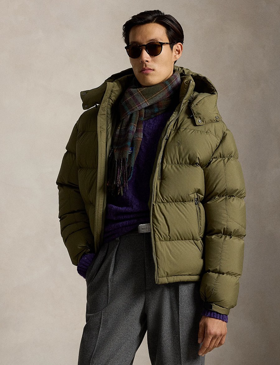 Polo Ralph Lauren - The Gorham Relaxed Fit Down Jacket - forede jakker - basic olive - 0