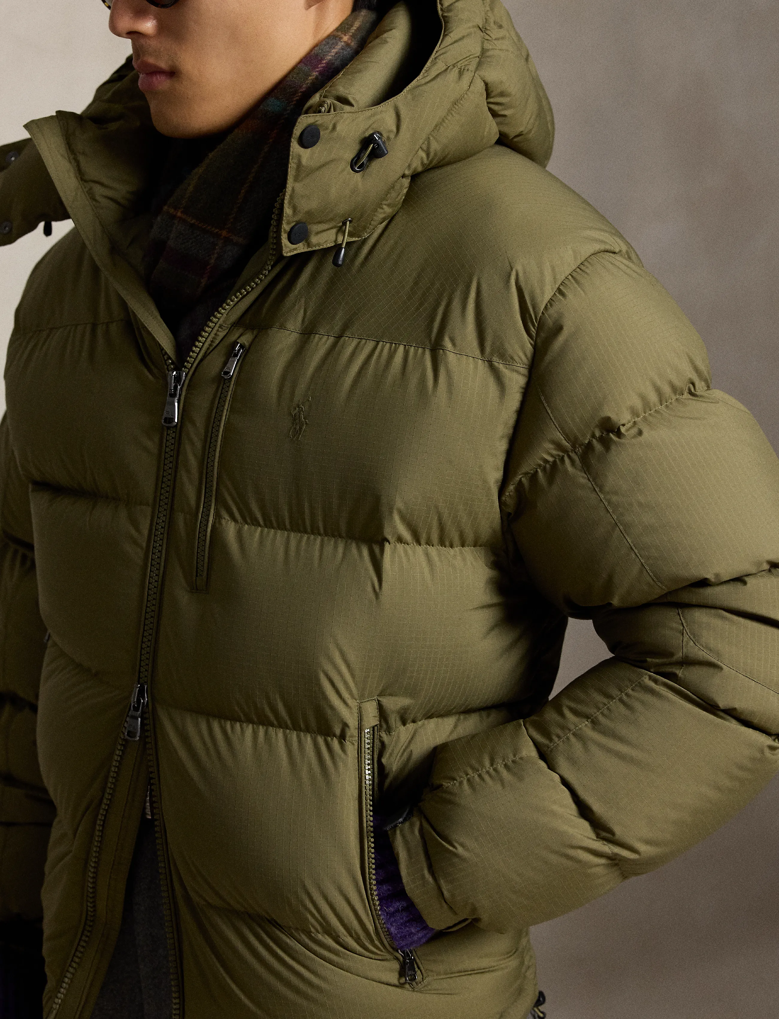 Polo Ralph Lauren - The Gorham Relaxed Fit Down Jacket - forede jakker - basic  olive - 4