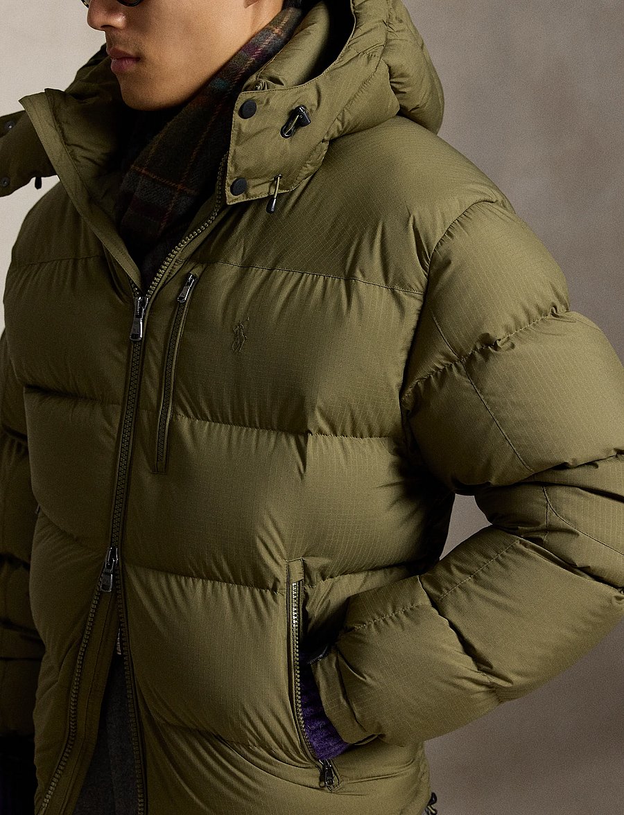 Polo Ralph Lauren - The Gorham Relaxed Fit Down Jacket - forede jakker - basic olive - 4