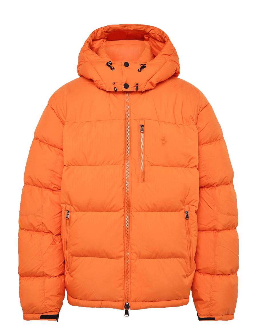 Polo Ralph Lauren - The Gorham Relaxed Fit Down Jacket - gefütterte jacken - coastal orange - 1