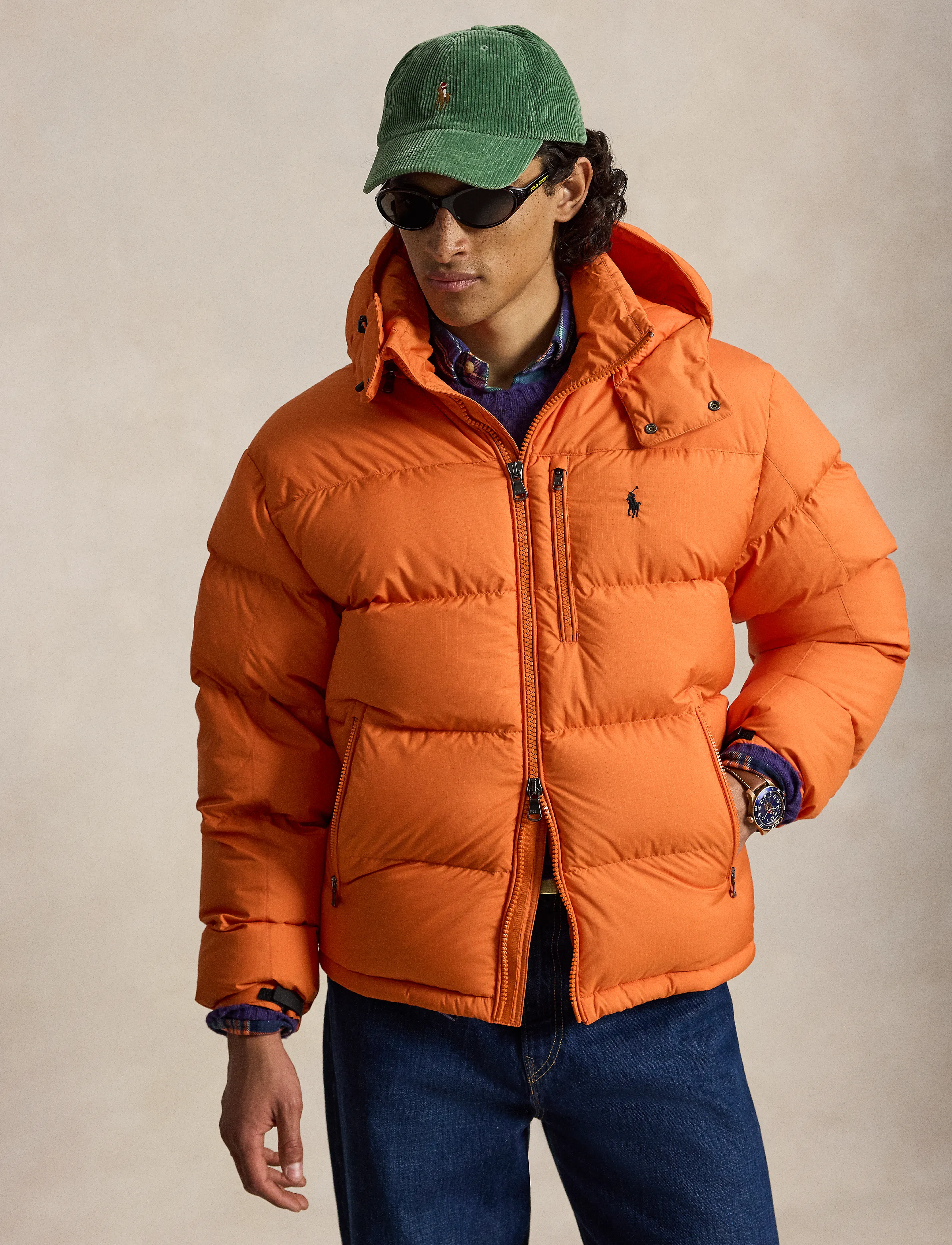 Polo Ralph Lauren The Gorham Relaxed Fit Down Jacket - Jacken - COASTAL ORANGE / orange