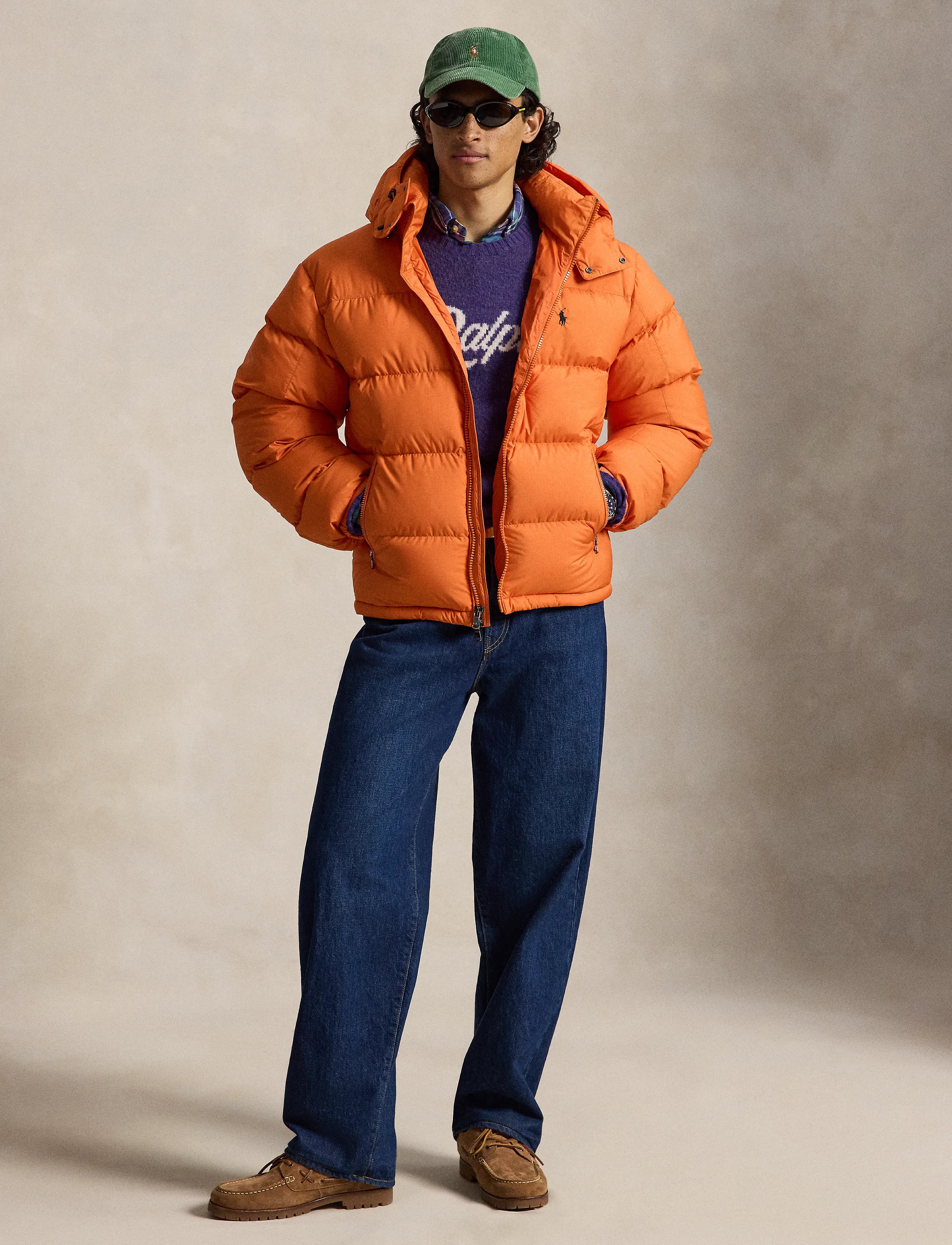 Polo Ralph Lauren - The Gorham Relaxed Fit Down Jacket - gefütterte jacken - coastal orange - 4
