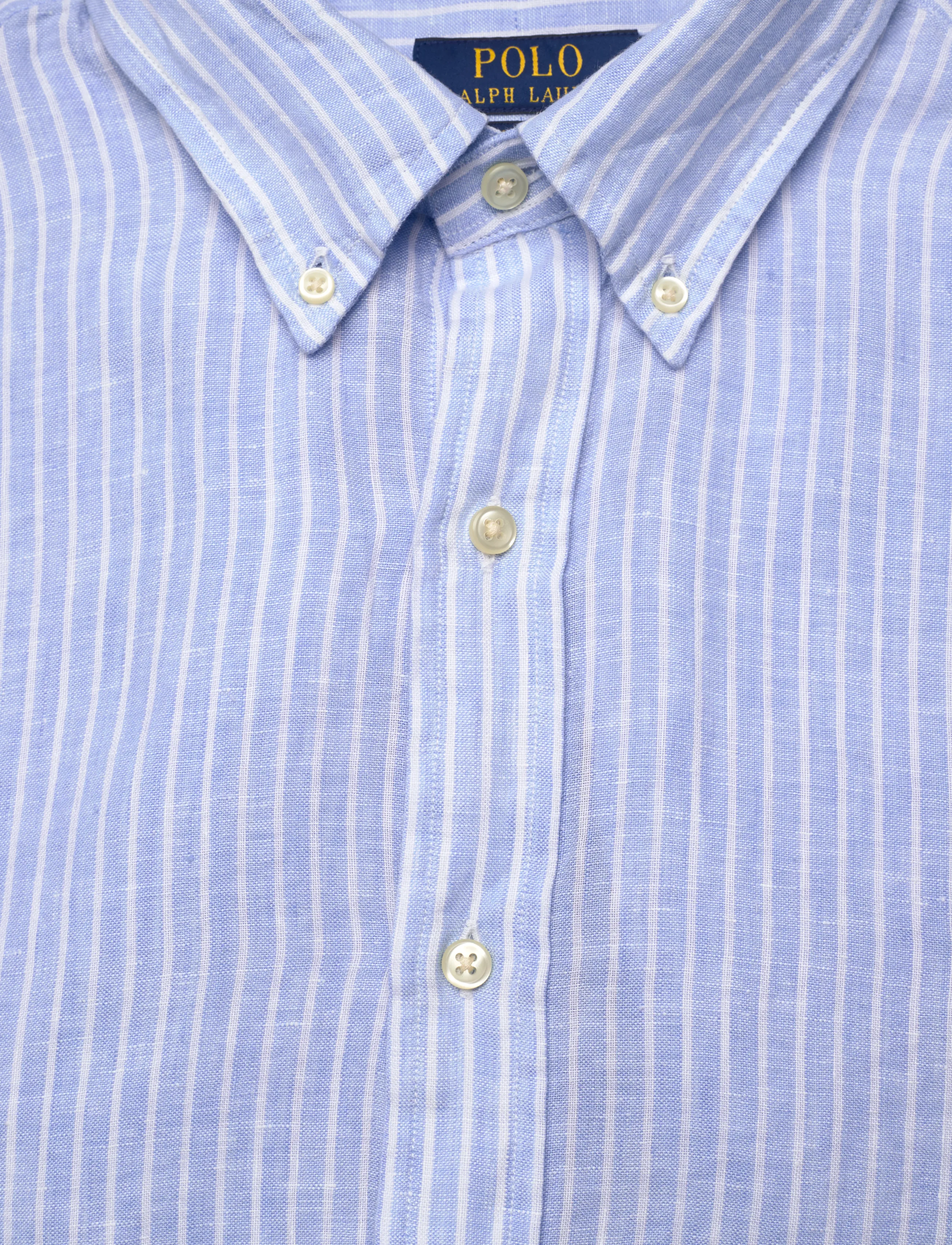 Polo Ralph Lauren - YD LINEN V1-WVN-SHIRT - 7188b blue white - 2