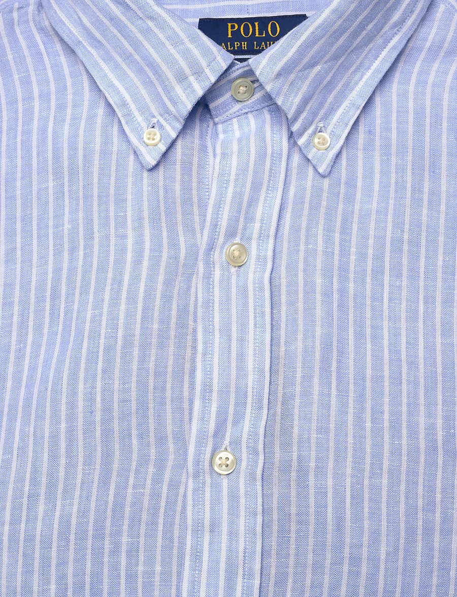 Polo Ralph Lauren - YD LINEN V1-WVN-SHIRT - 7188b blue white - 4