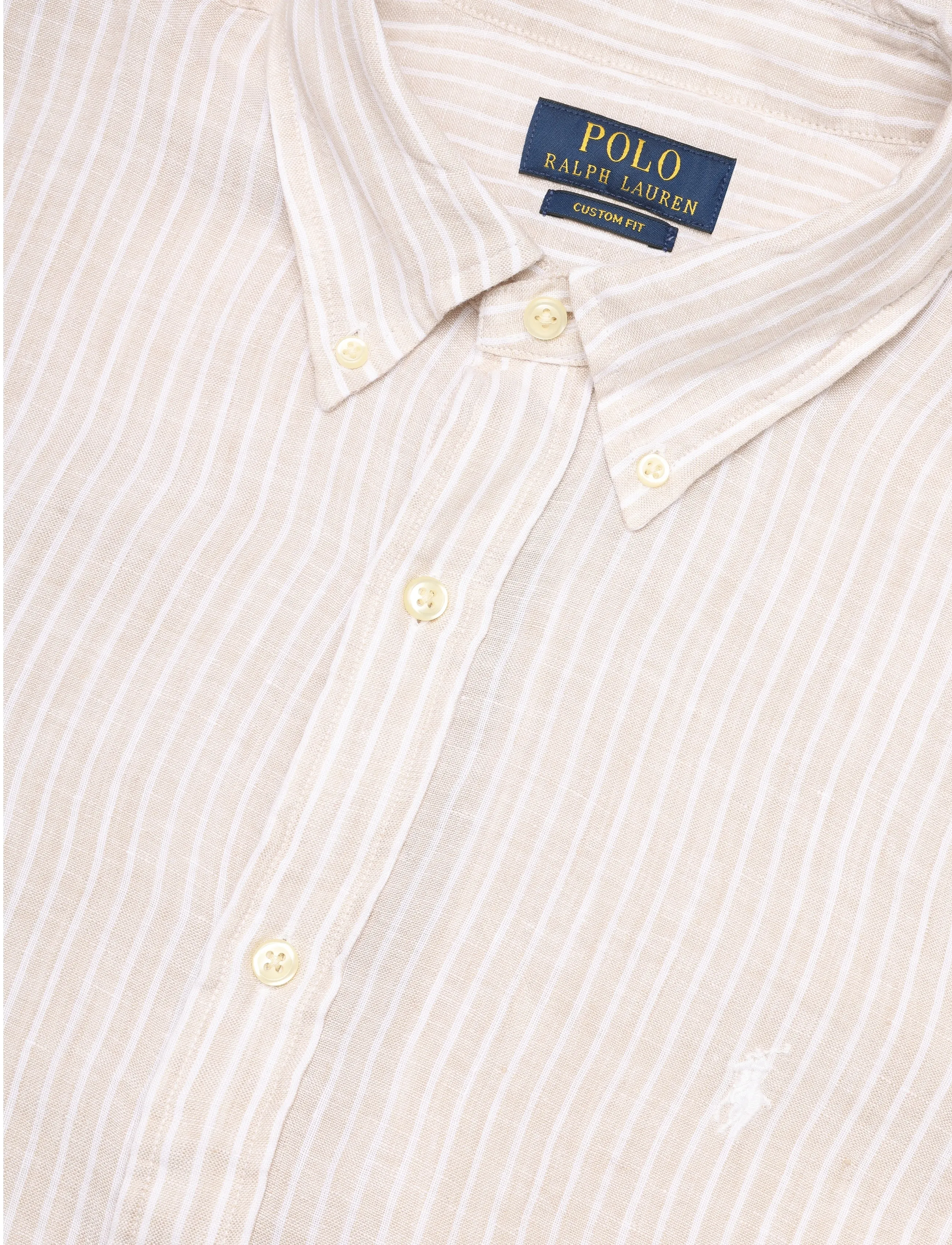 Polo Ralph Lauren - YD LINEN V1-WVN-SHIRT - casual - 7188e coastal bei - 2