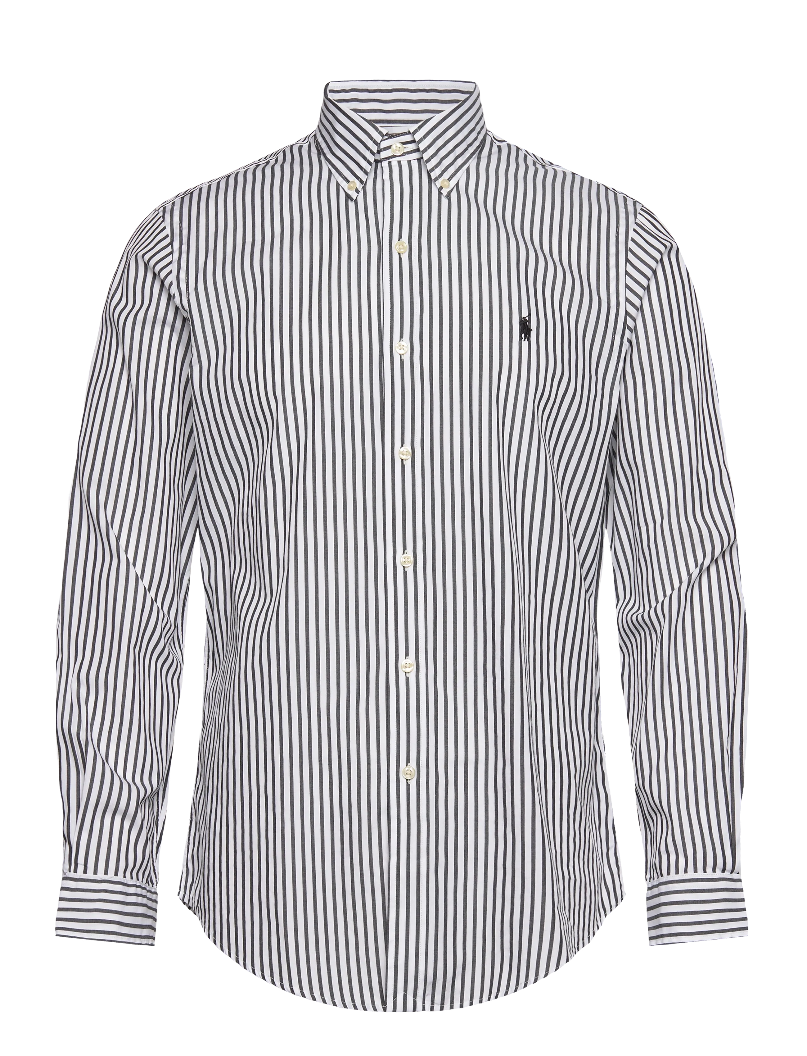 Custom Fit Striped Broadcloth Shirt - 3249E WHITE POLO