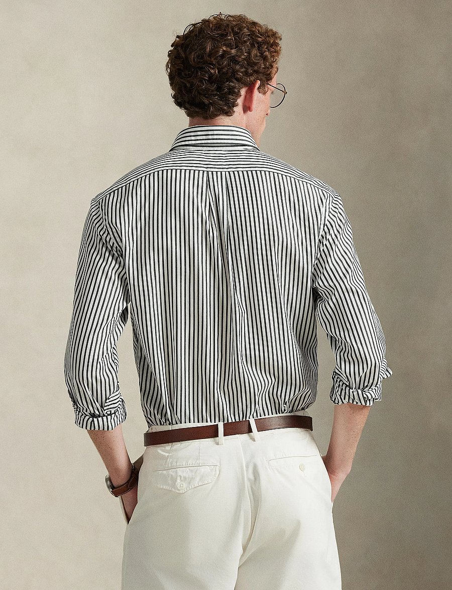 Polo Ralph Lauren - WASHED BROADCLOTH-WVN-SHIRT - randiga skjortor - 3249e white polo - 3