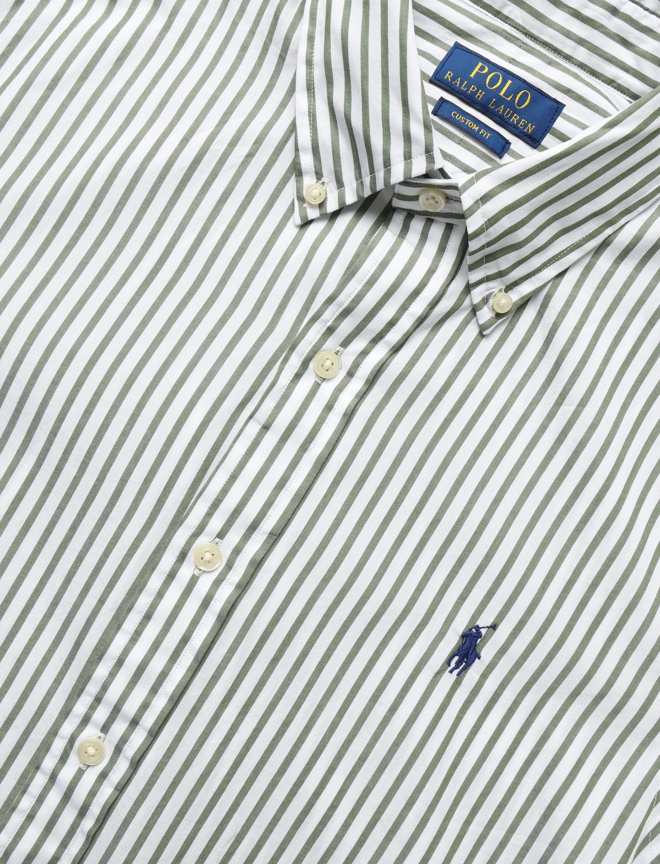 Polo Ralph Lauren - WASHED BROADCLOTH-WVN-SHIRT - striped shirts - 3249f white garde - 2