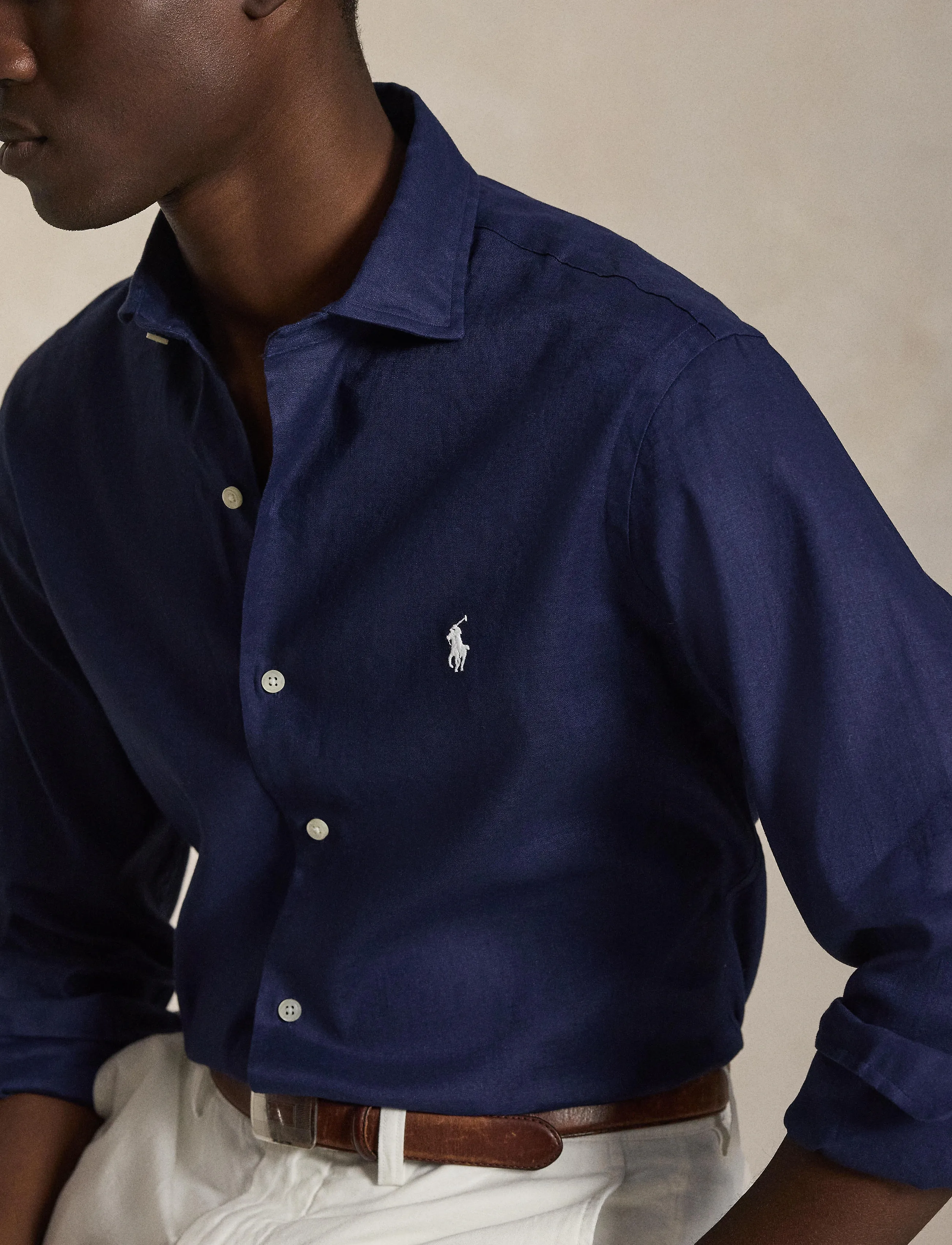 Polo Ralph Lauren - 710B15596001 - oxford skjorter - newport navy - 4