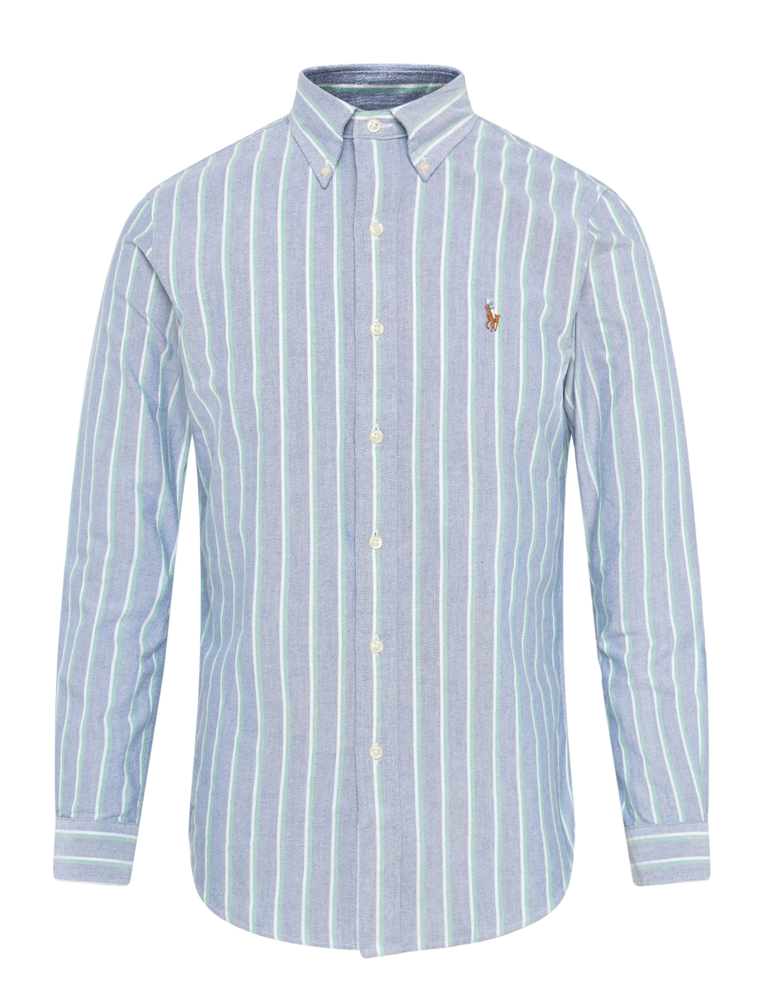 Polo Ralph Lauren CLASSIC OXFORD-WVN-SHIRT - Inspiration - 259D NAVY GREEN M / blue