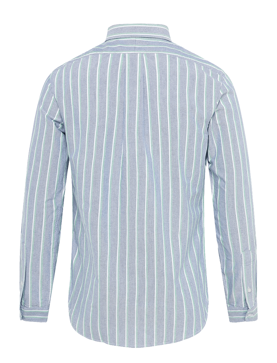 Polo Ralph Lauren - CLASSIC OXFORD-WVN-SHIRT - gestreifte hemden - 259d navy green m - 1