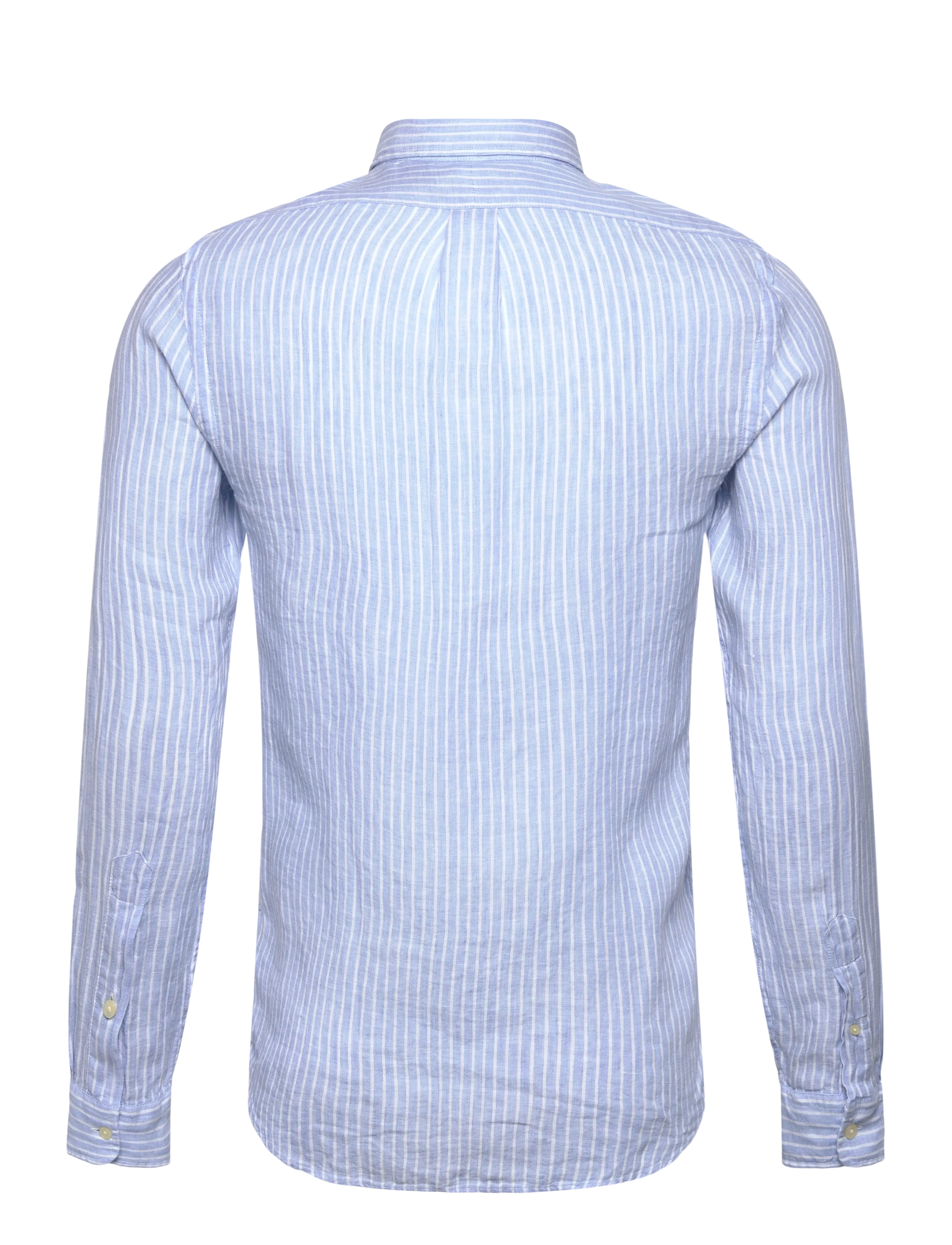 Polo Ralph Lauren - YD LINEN V1-WVN-SHIRT - randiga skjortor - 7188b blue white - 2
