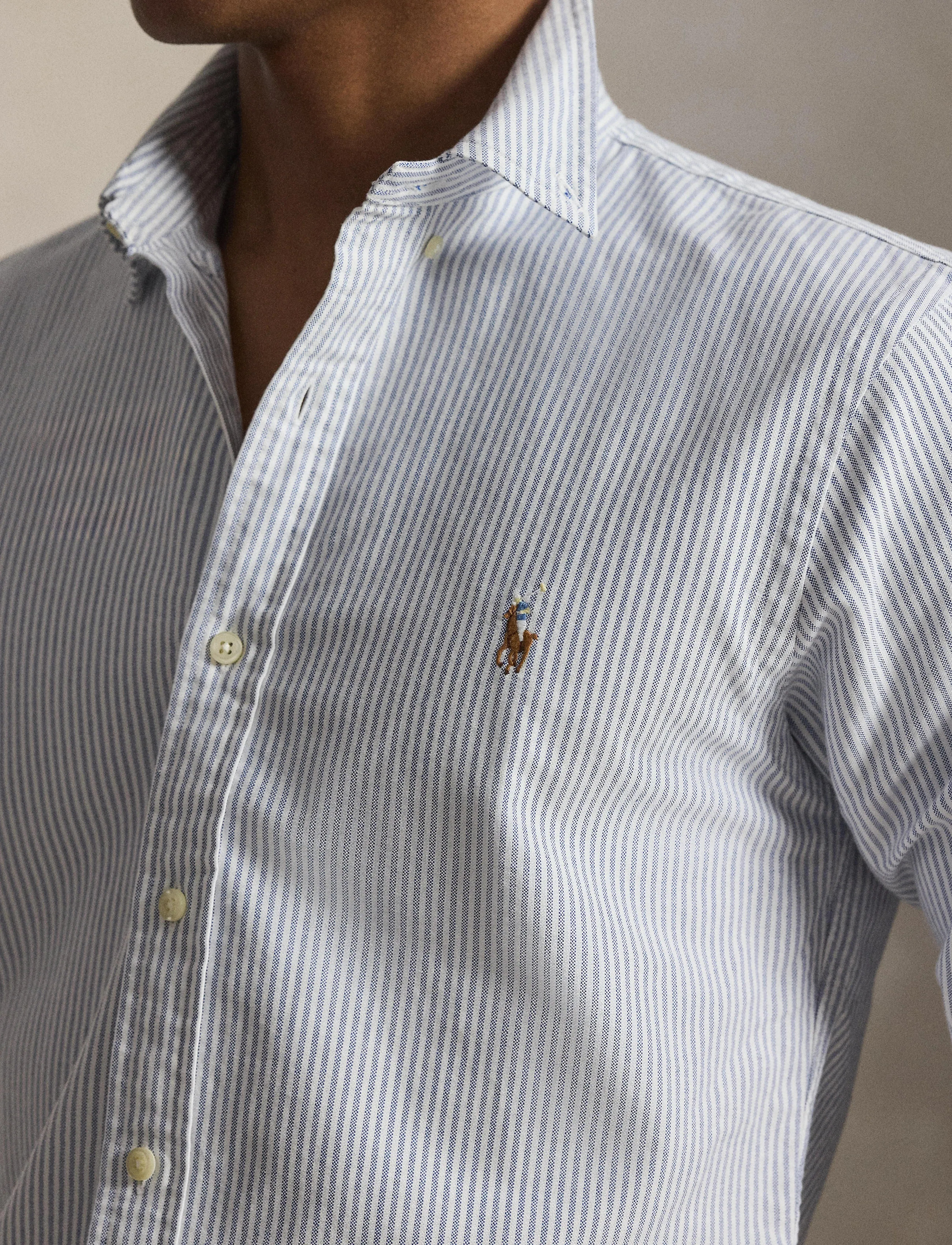 Polo Ralph Lauren - 710B15649001 - chemises à rayures - 6636a navy white - 4