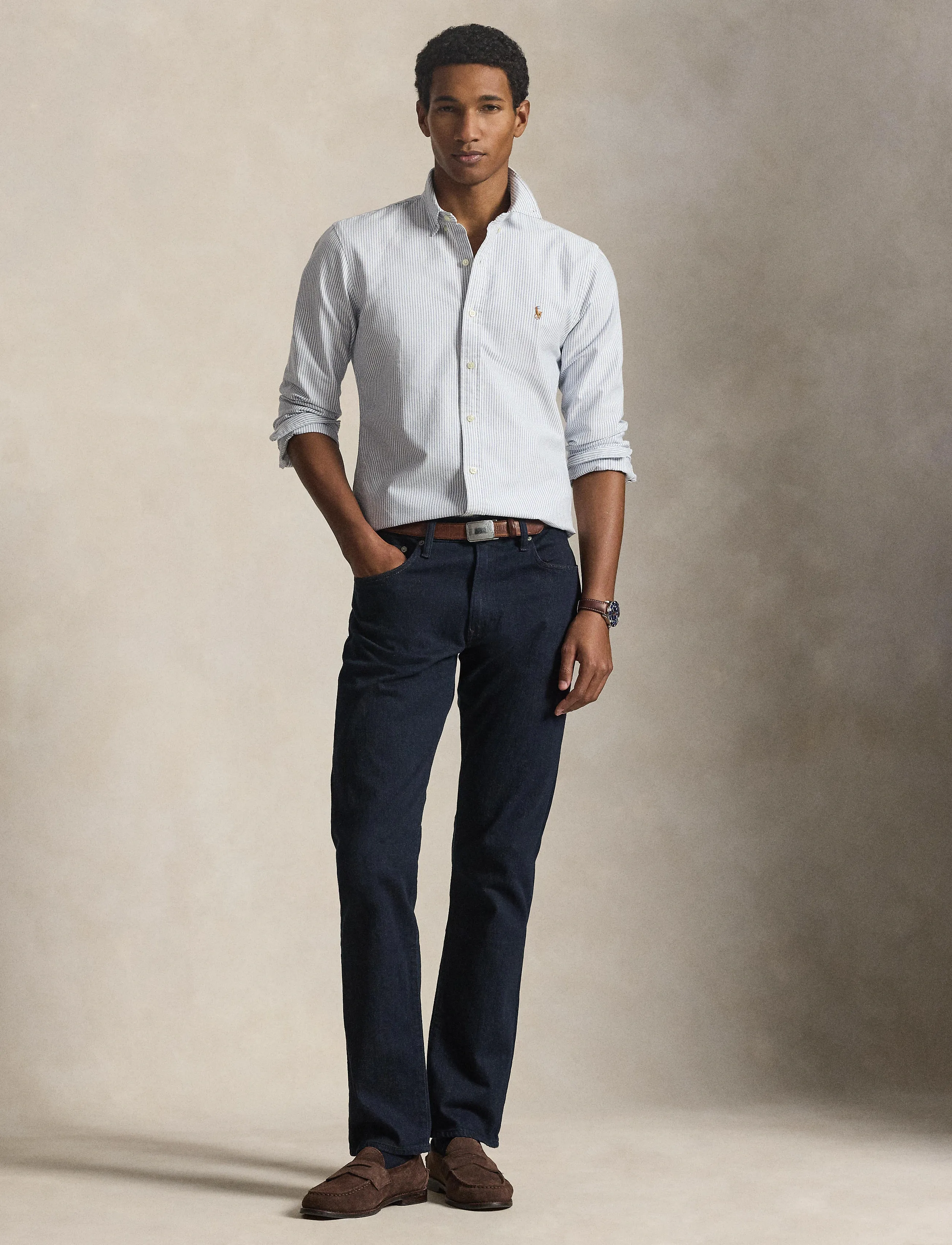 Polo Ralph Lauren - 710B15649001 - chemises à rayures - 6636a navy white - 5