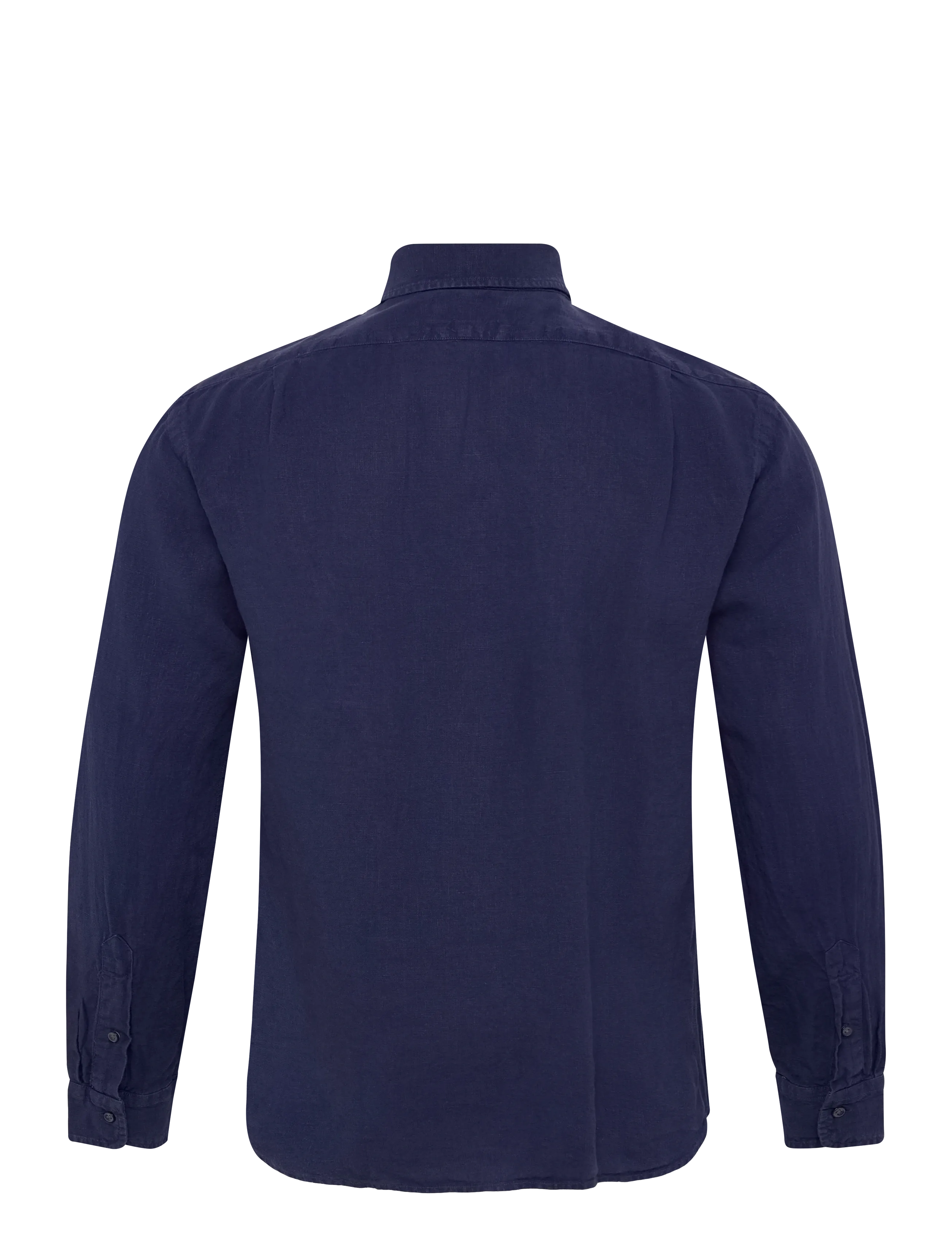 Polo Ralph Lauren - GD SLUBBY LINEN-WVN-SHIRT - hørskjorter - newport navy - 2