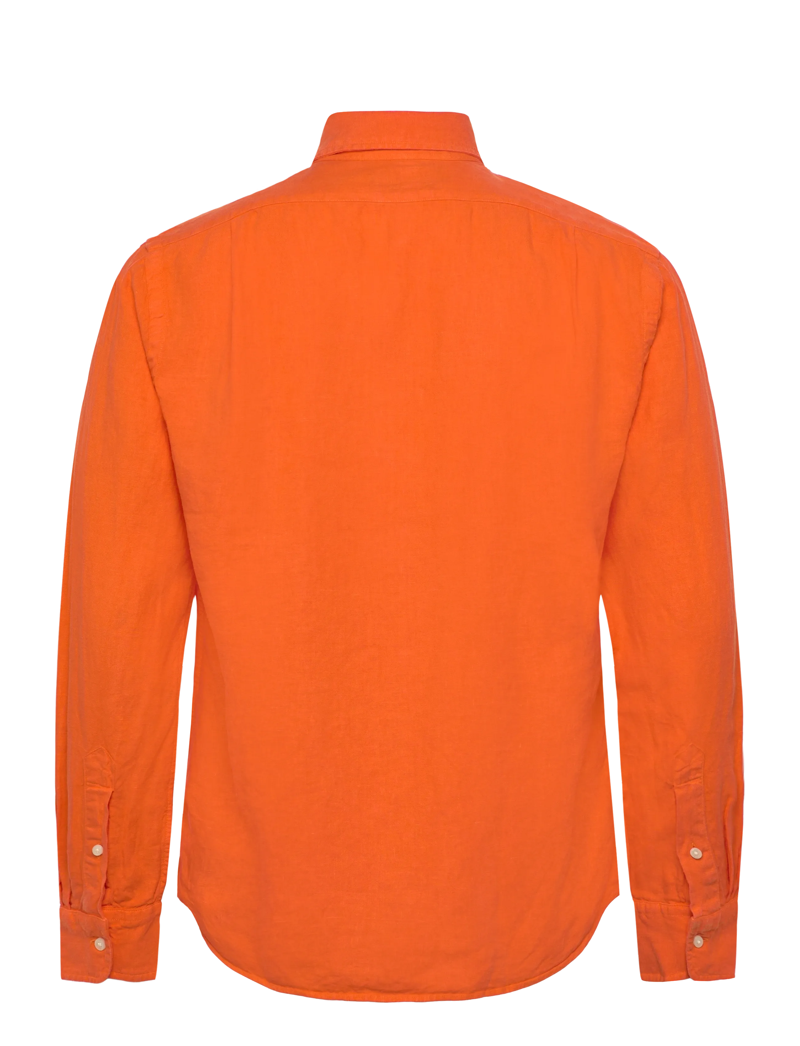 Polo Ralph Lauren - GD SLUBBY LINEN-WVN-SHIRT - hørskjorter - sailing orange - 2