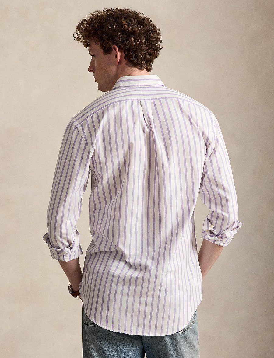 Polo Ralph Lauren - 710B15652001 - chemises à rayures - 5149e thistle whi - 3