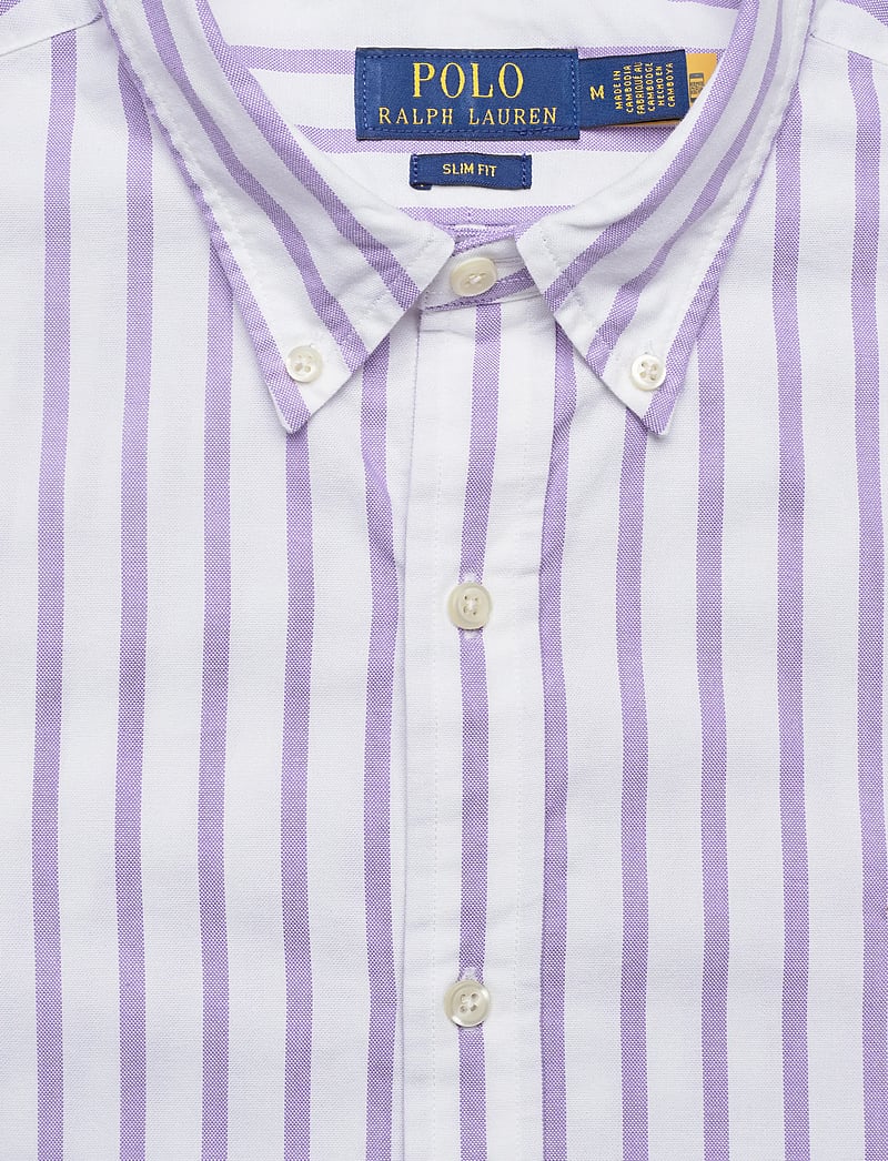 Polo Ralph Lauren - 710B15652001 - gestreifte hemden - 5149e thistle whi - 2