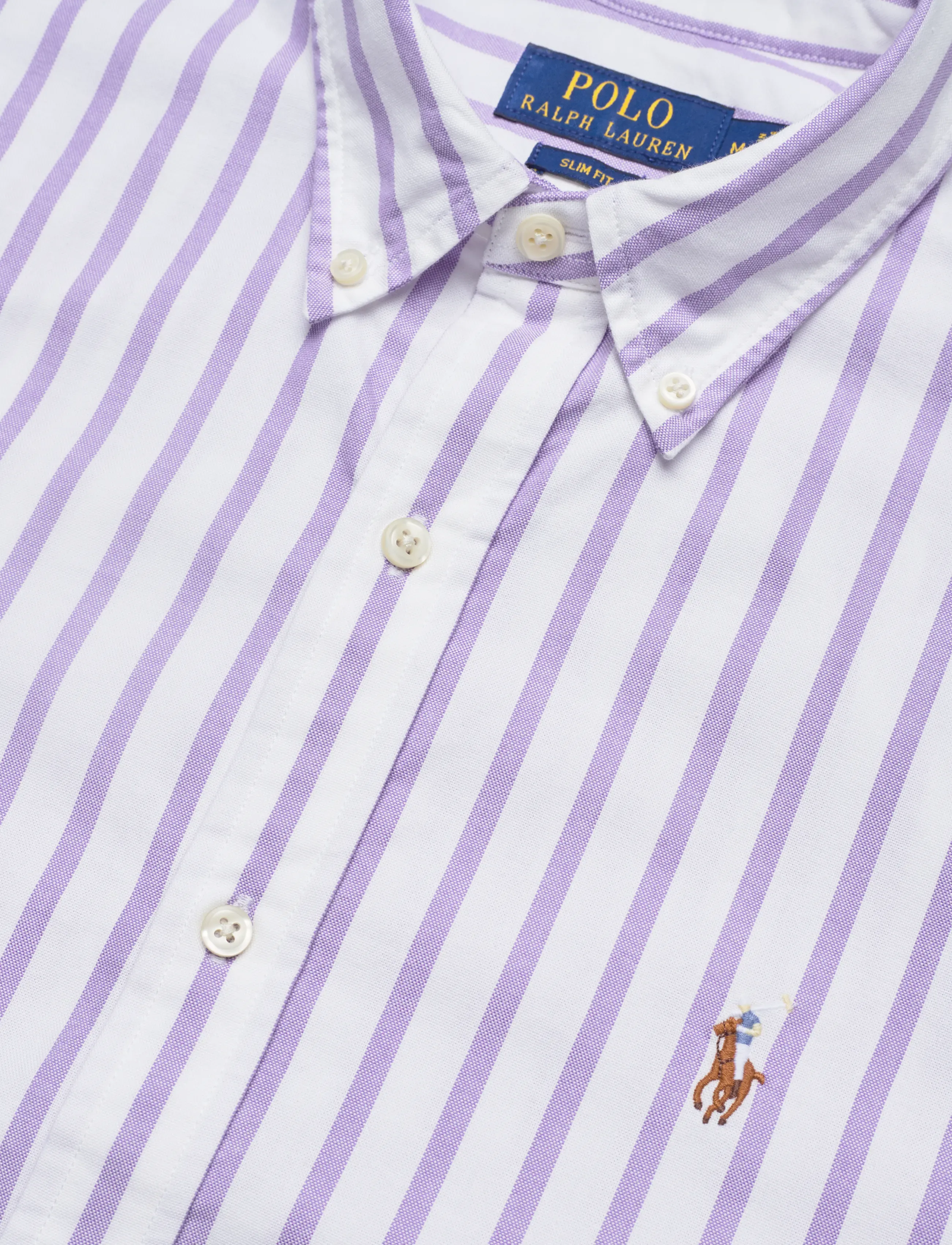Polo Ralph Lauren - 710B15652001 - chemises à rayures - 5149e thistle whi - 5
