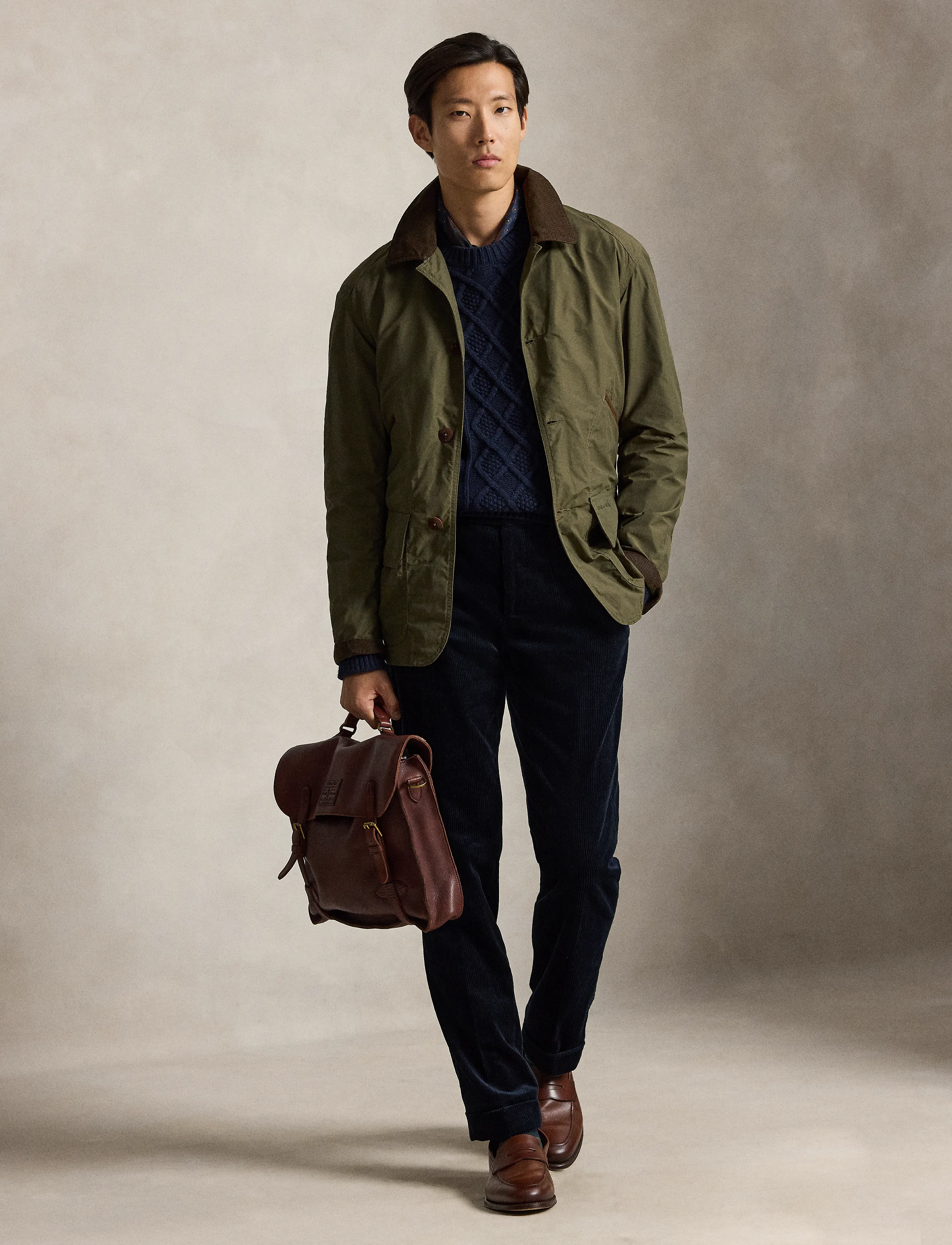 Polo Ralph Lauren The Clarkfield Utility Jacket - Polo Ralph Lauren - CANOPY OLIVE / khaki/green