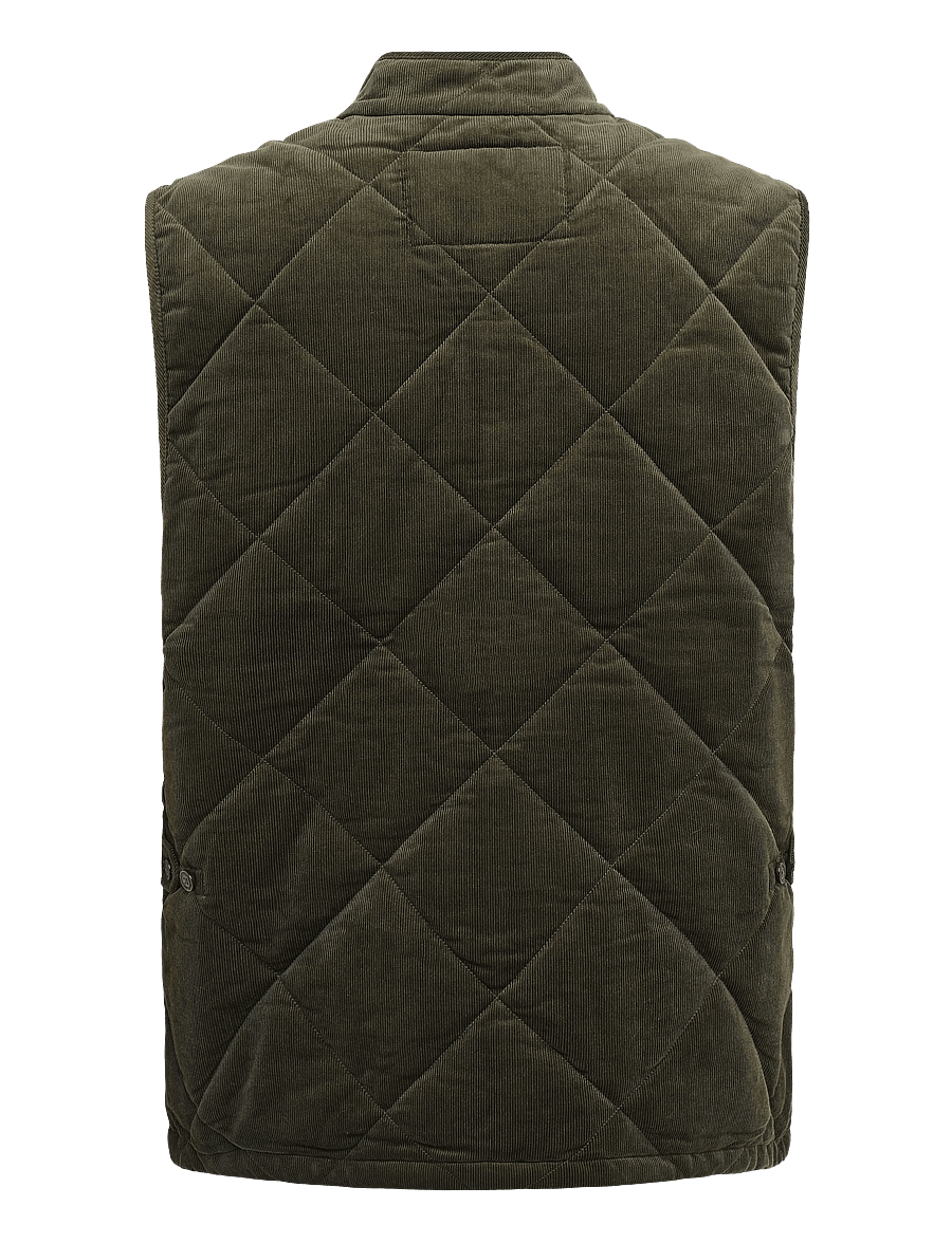 Polo Ralph Lauren - Quilted Corduroy Vest - veste - company olive - 2
