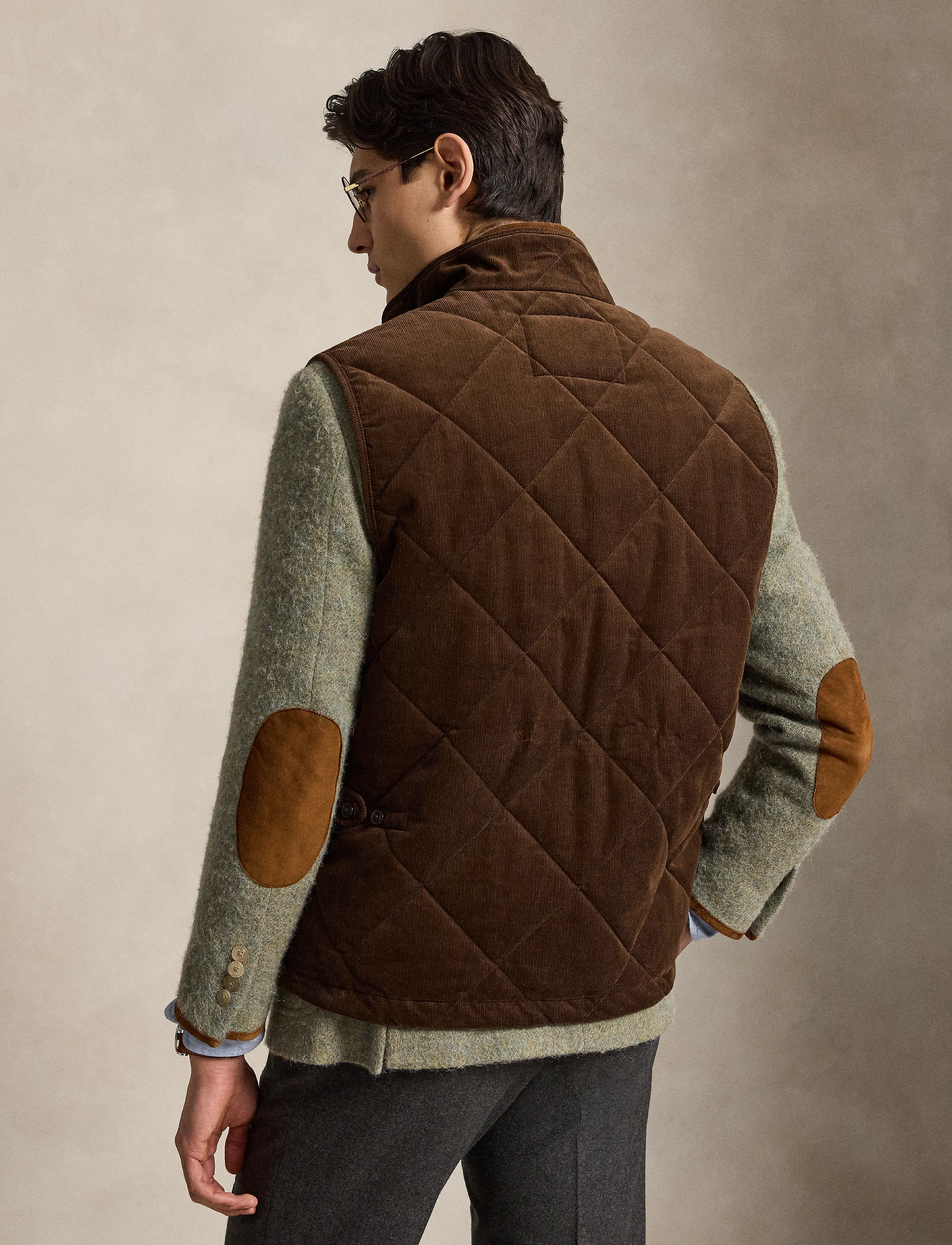 Polo Ralph Lauren - Quilted Corduroy Vest - västar - cooper brown - 3