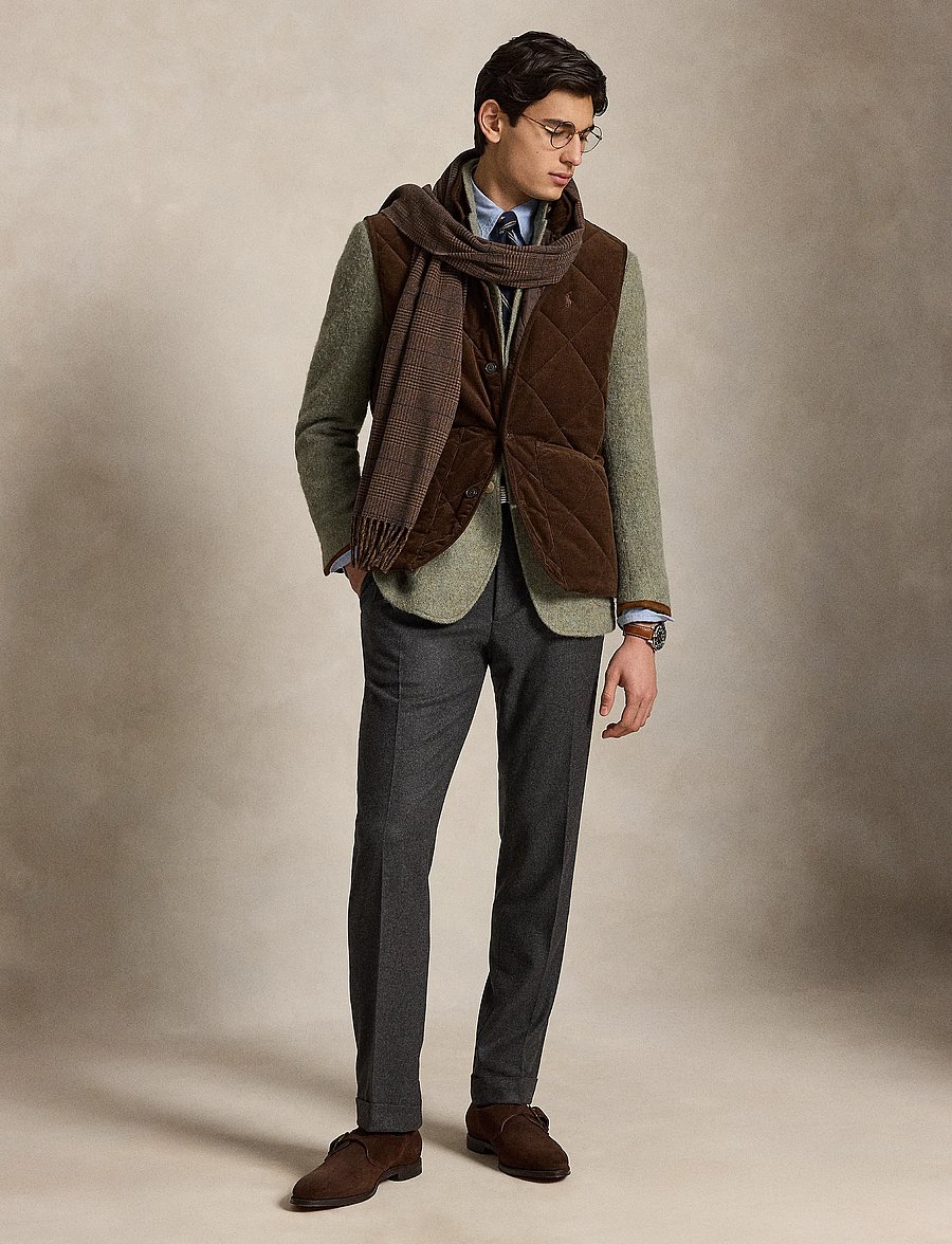 Polo Ralph Lauren - Quilted Corduroy Vest - västar - cooper brown - 5