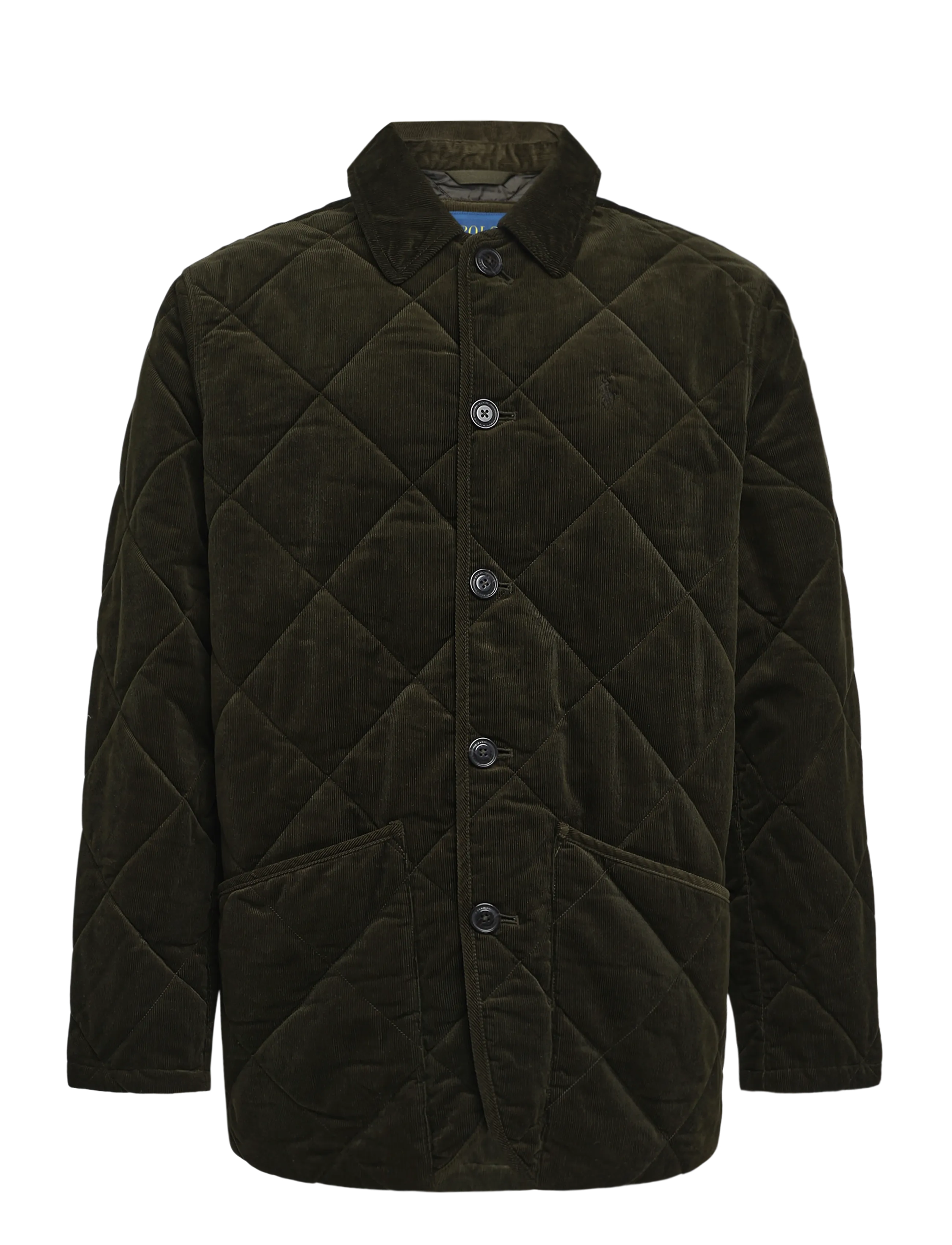 Polo Ralph Lauren - 16 WALE CORDUROY-WVN-COAT - vestes matelassées - company olive - 1