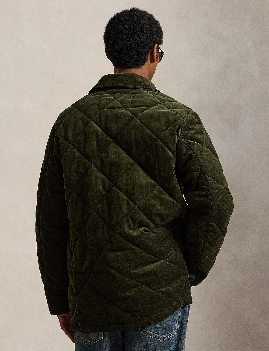 Polo Ralph Lauren - 16 WALE CORDUROY-WVN-COAT - quiltade jackor - company olive - 2