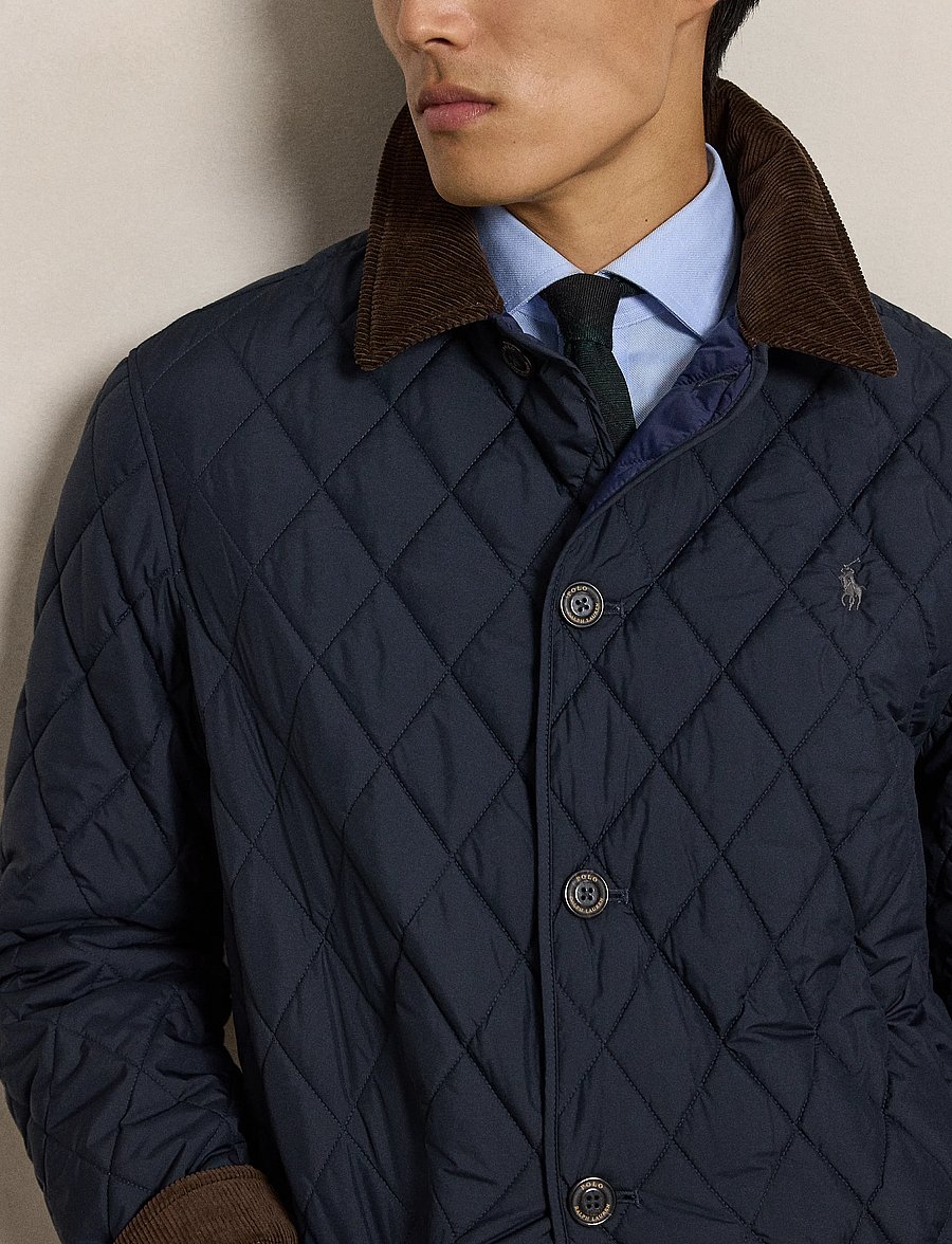 Polo Ralph Lauren - 30D POLYESTER PW-WVN-JACKET - quiltede - college navy - 4