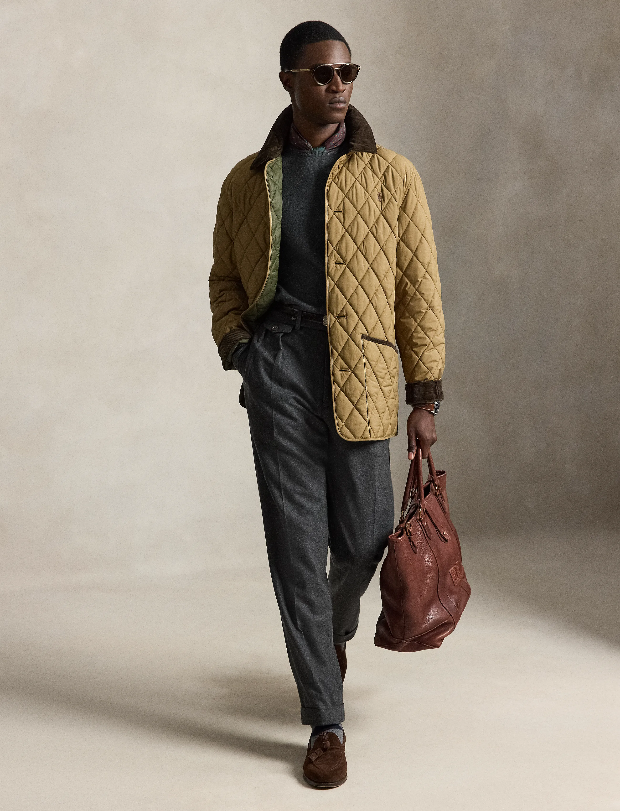 Polo Ralph Lauren The Beaton Quilted Barn Coat - Jacken - HONEY BROWN / brown
