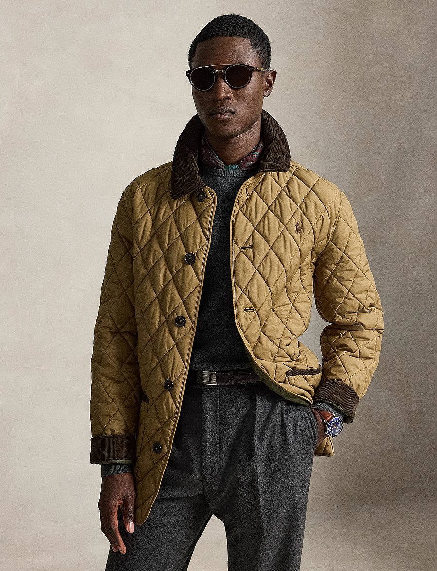 Polo Ralph Lauren - 30D POLYESTER PW-WVN-JACKET - quilted jackets - honey brown - 4