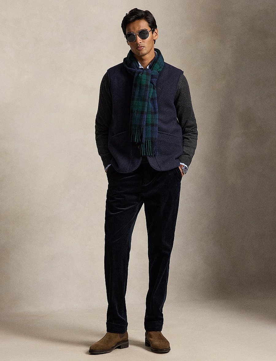 Polo Ralph Lauren - The Langdon Tweed Vest - vestid - collection navy - 0