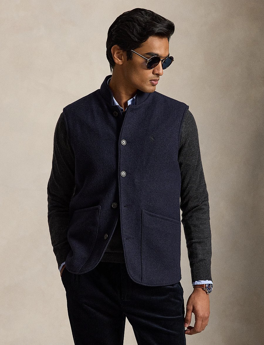 Polo Ralph Lauren - The Langdon Tweed Vest - vestid - collection navy - 4