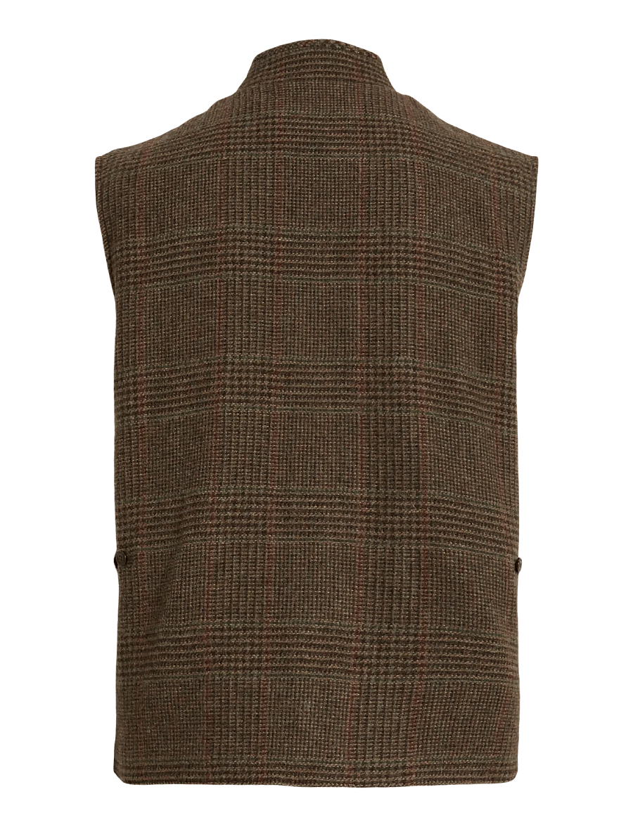 Polo Ralph Lauren - The Langdon Plaid Tweed Vest - westen - heritage loden ru - 1