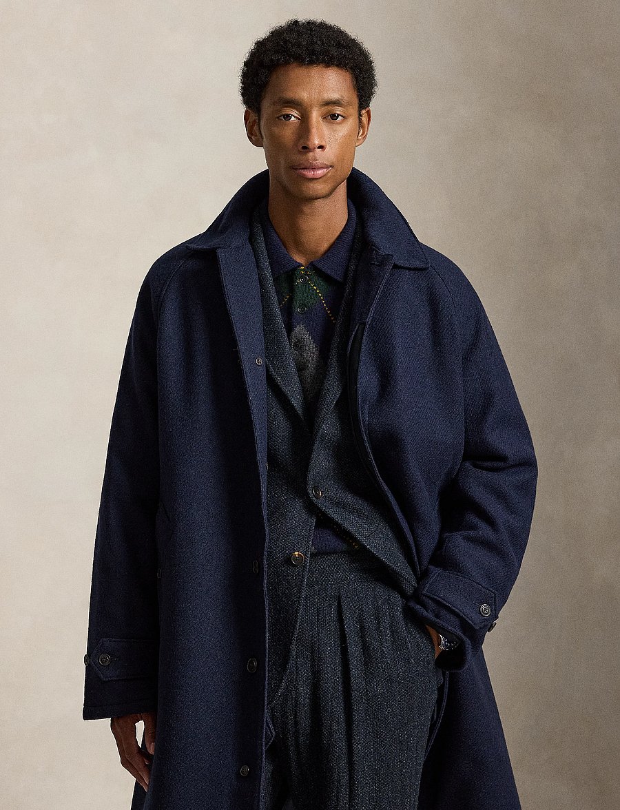 Polo Ralph Lauren - The Langdon Tweed Walking Coat - winterjacken - collection navy - 1