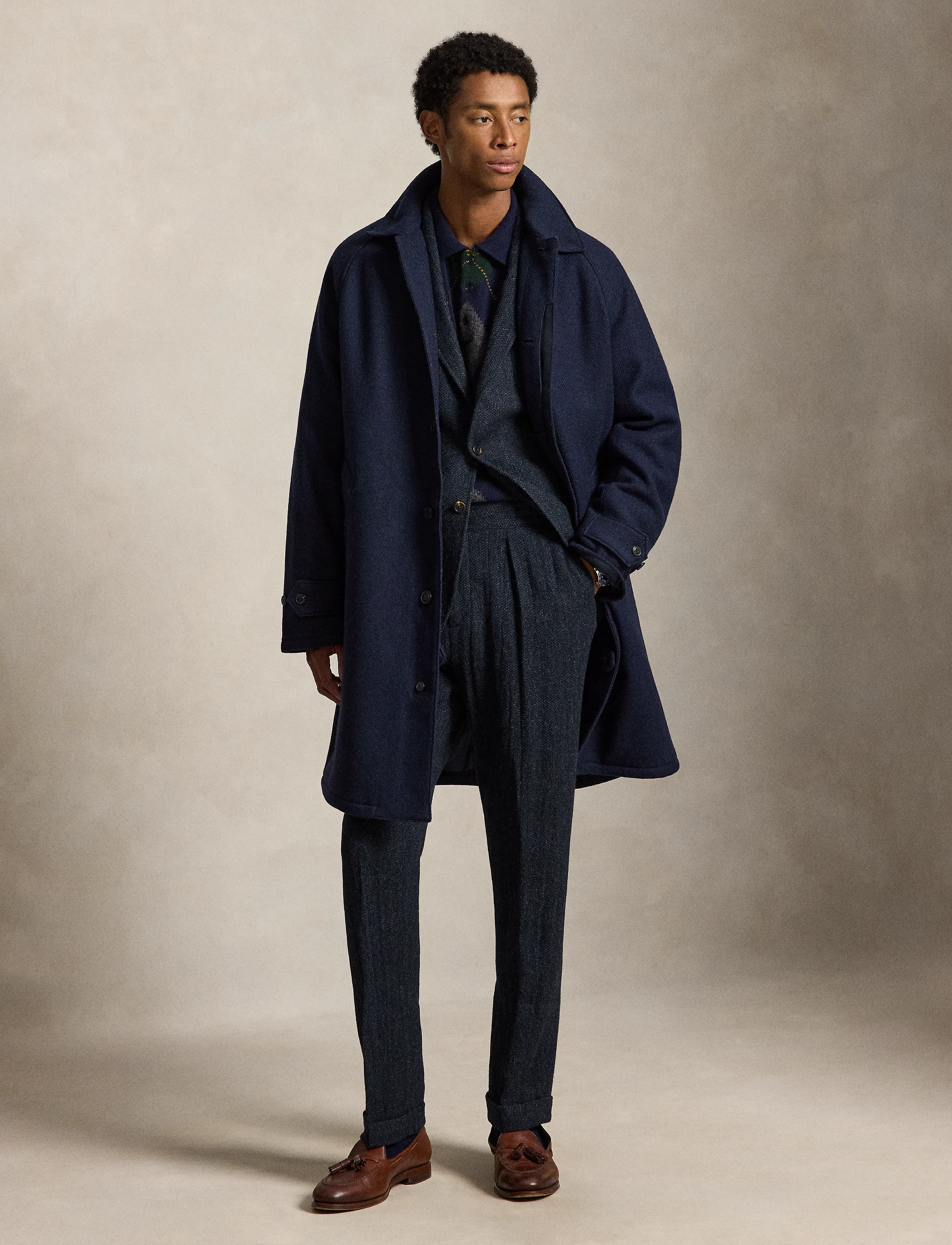 Polo Ralph Lauren The Langdon Tweed Walking Coat kappor & rockar herr – bild 4
