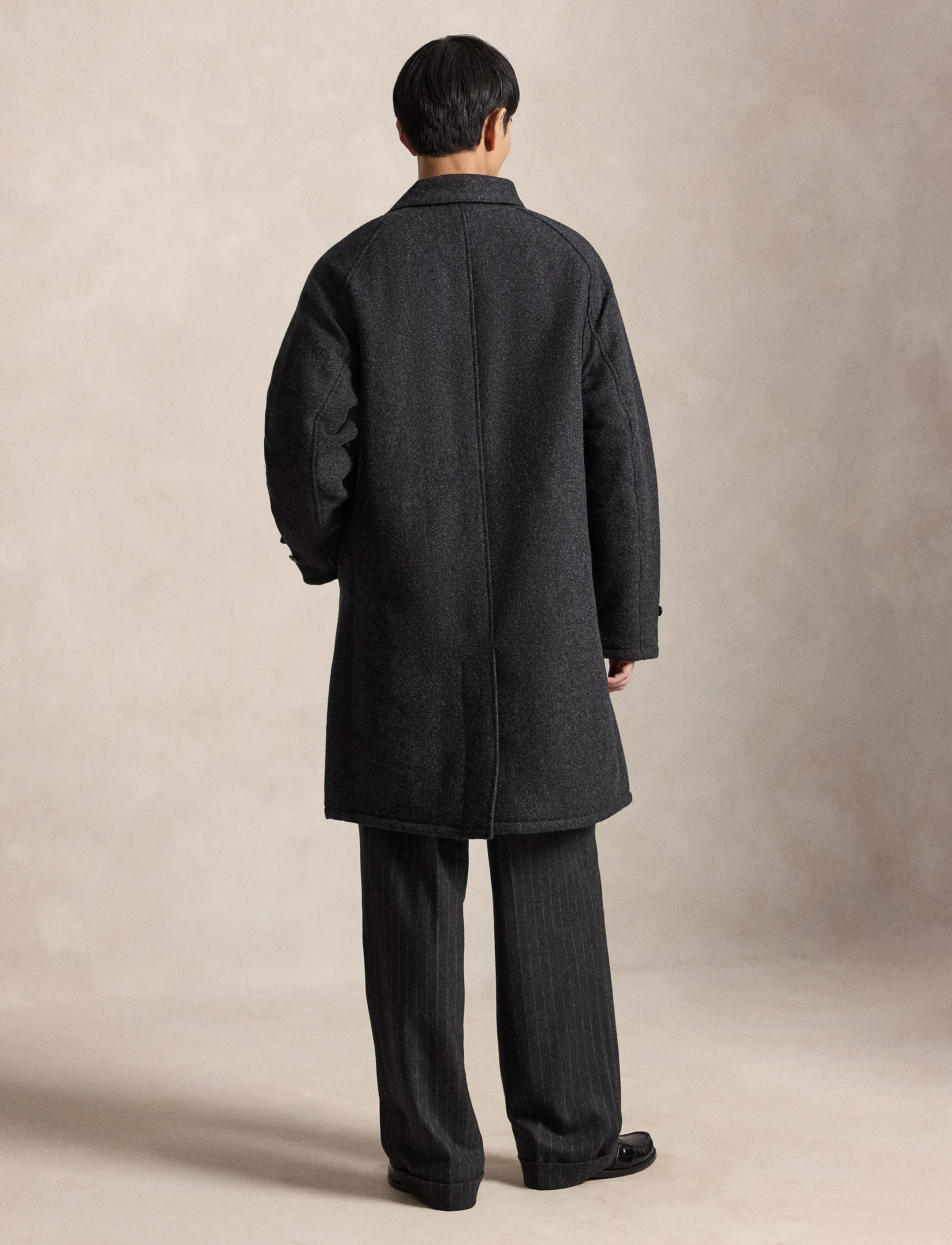 Polo Ralph Lauren - The Langdon Tweed Walking Coat - talvejoped - charcoal - 3
