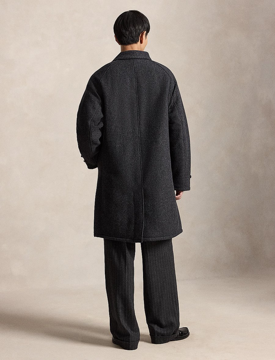 Polo Ralph Lauren - The Langdon Tweed Walking Coat - talvejoped - charcoal - 3