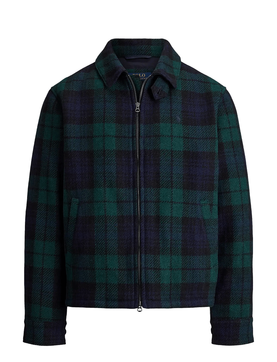 Polo Ralph Lauren - The Langdon Plaid Tweed Jacket - wolljacken - blackwatch tartan - 1