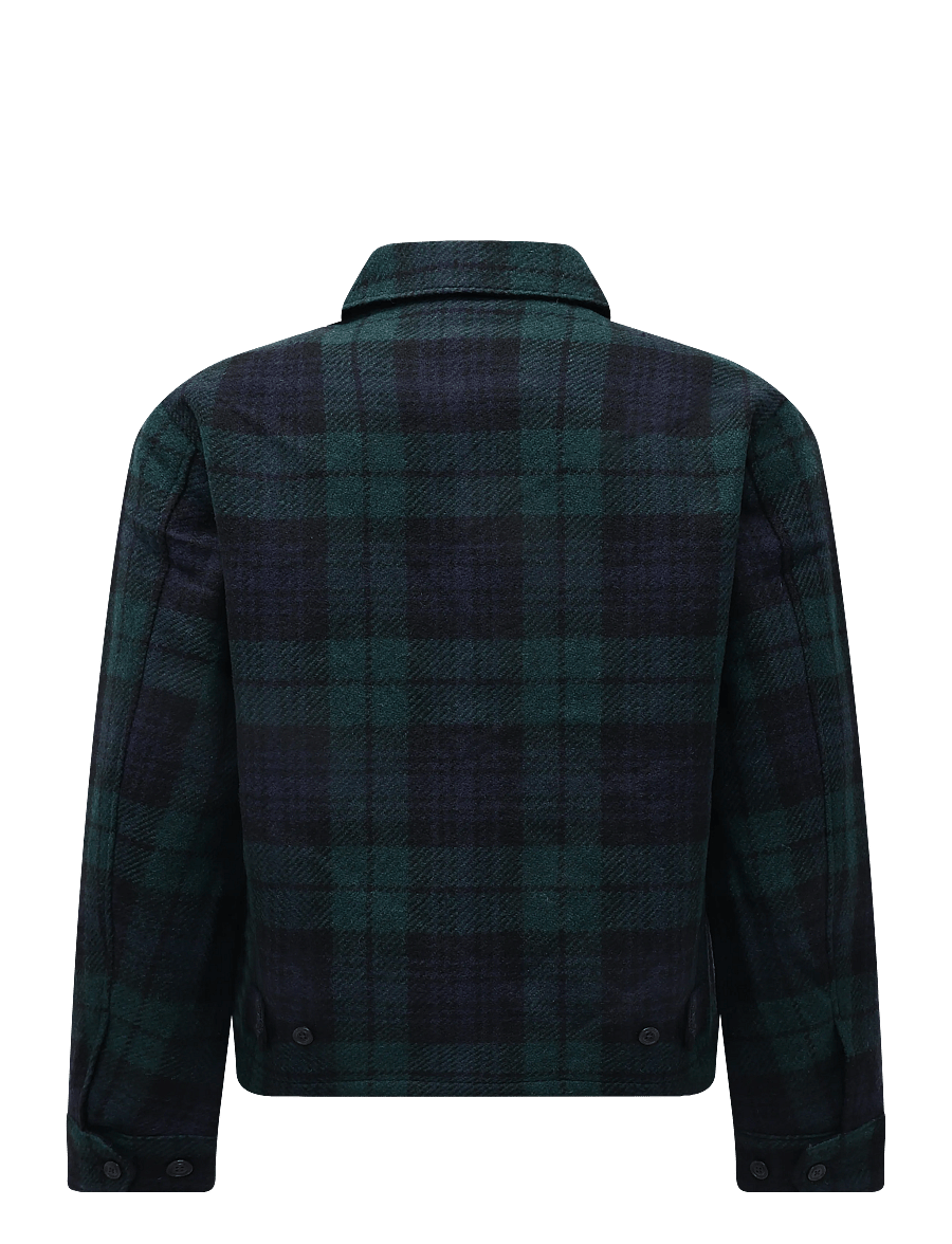 Polo Ralph Lauren - The Langdon Plaid Tweed Jacket - uldjakker - blackwatch tartan - 2