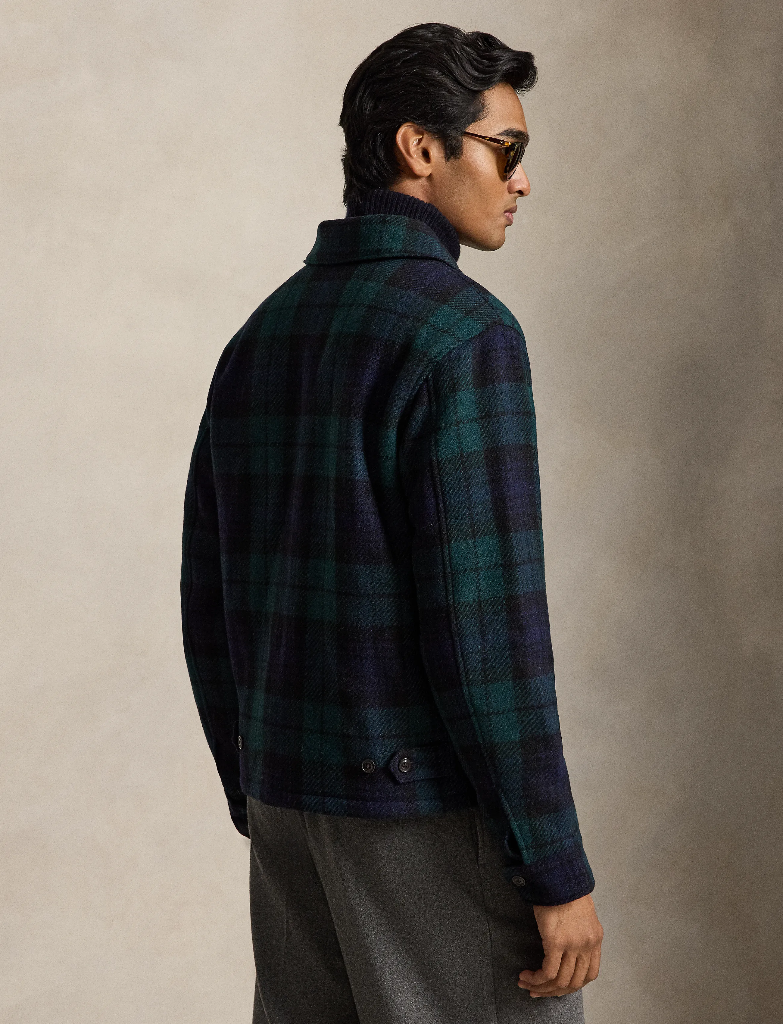 Polo Ralph Lauren - The Langdon Plaid Tweed Jacket - blackwatch tartan - 2